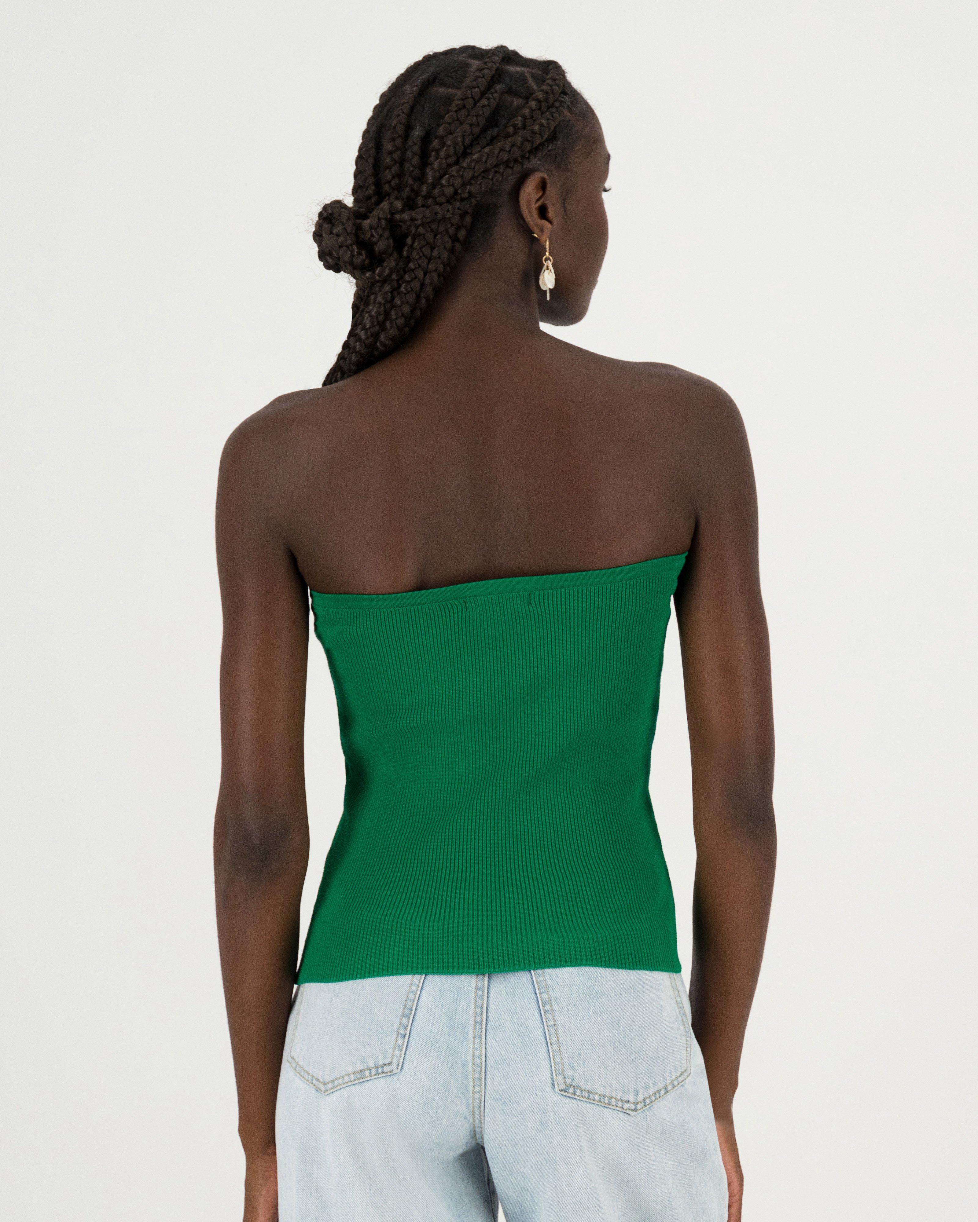 Sierra Strapless Top -  summergreen