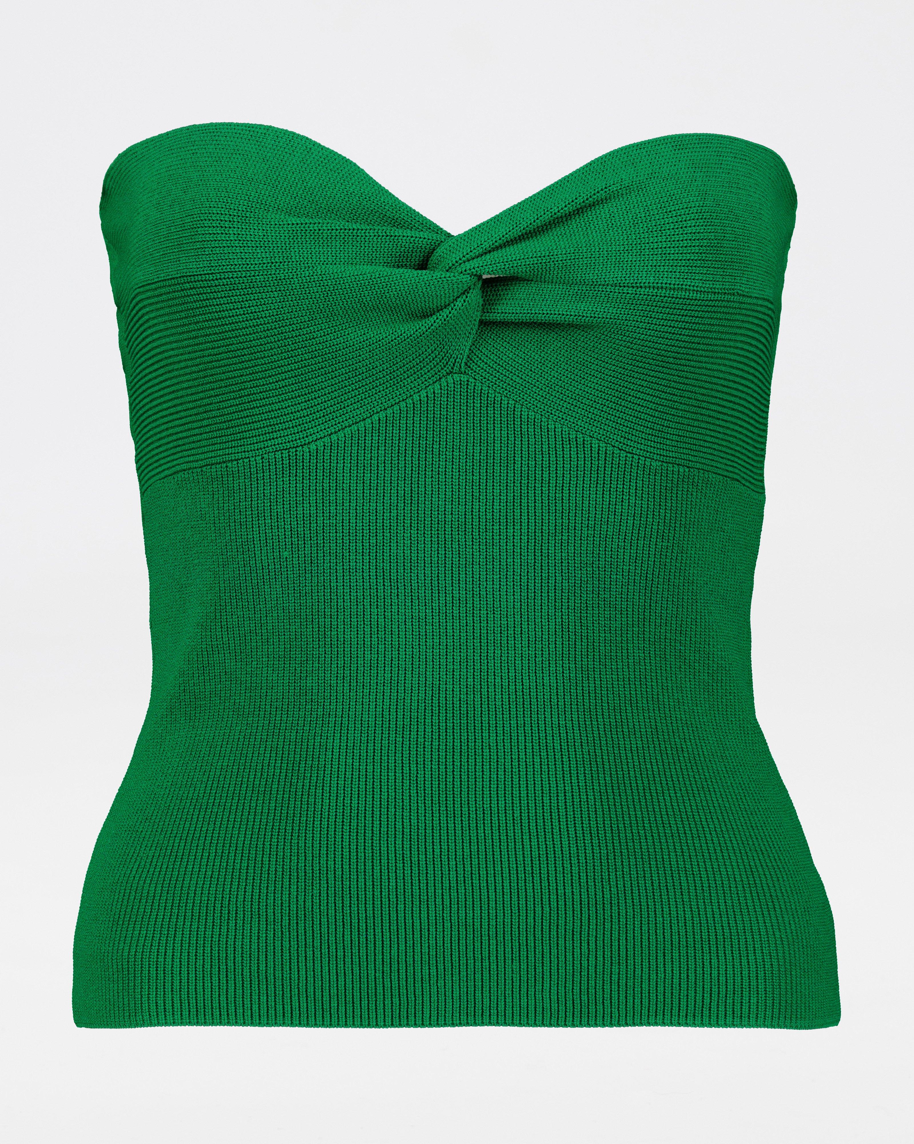 Sierra Strapless Top -  summergreen