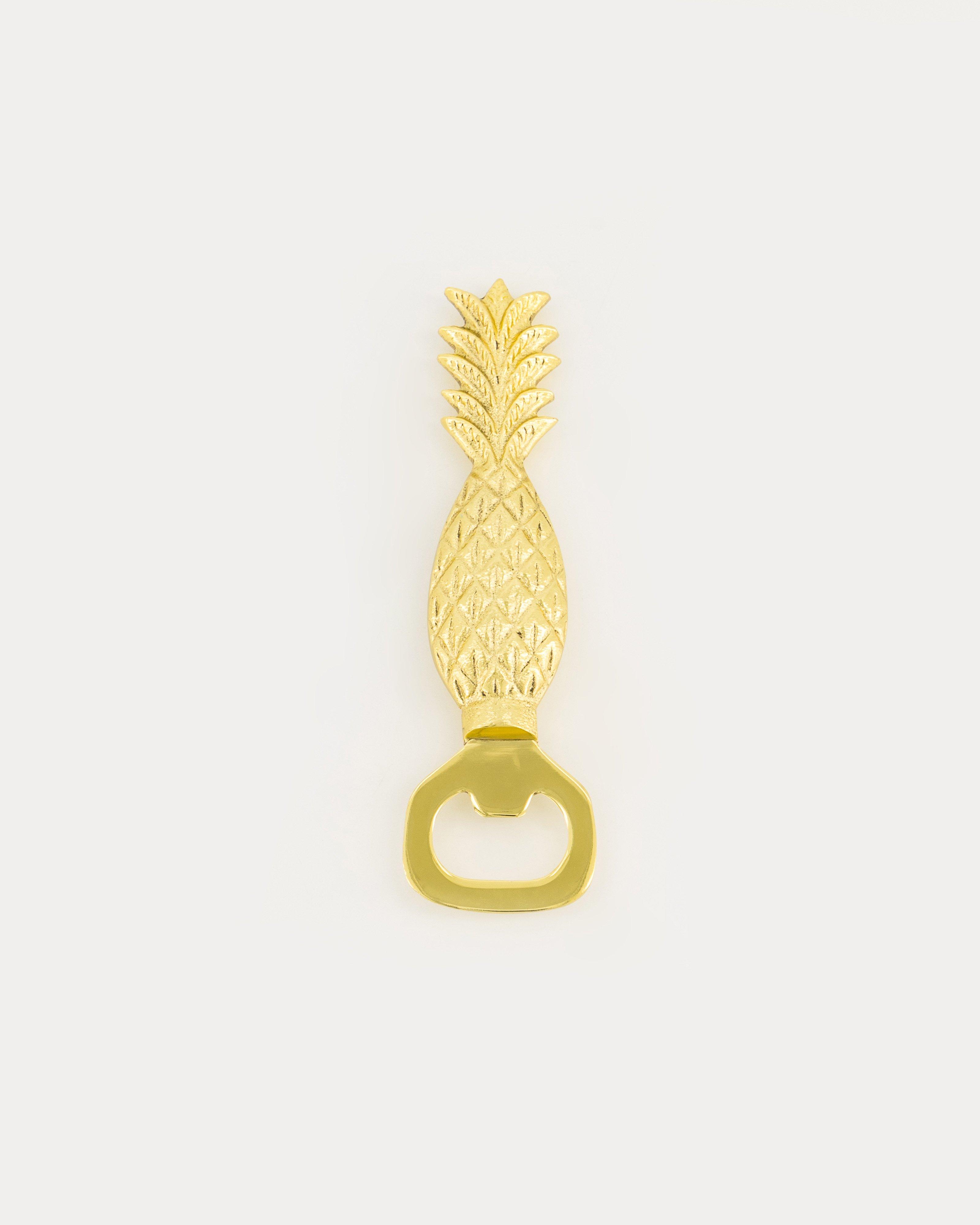 Pineapple Bottle Opener -  gold