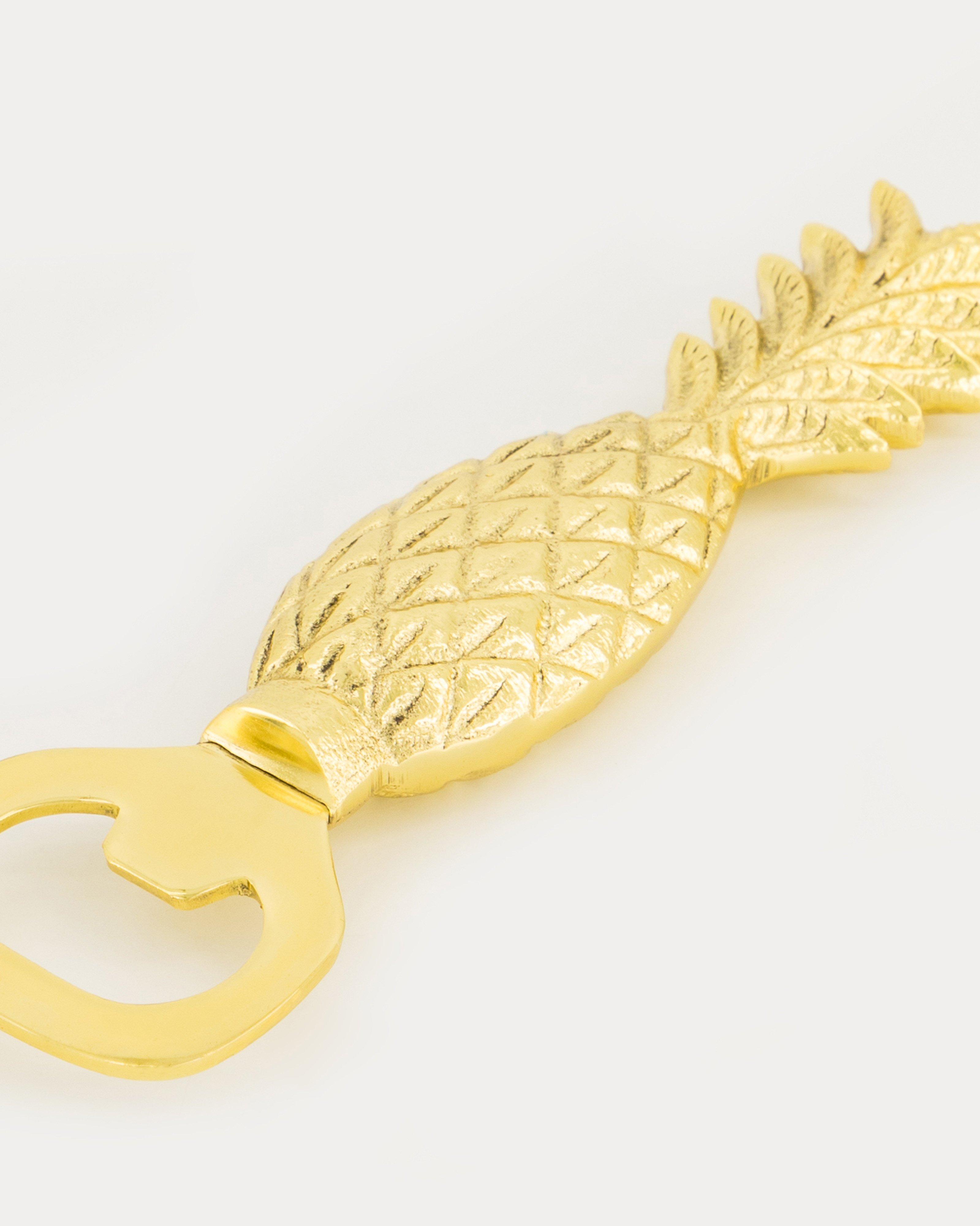 Pineapple Bottle Opener -  gold