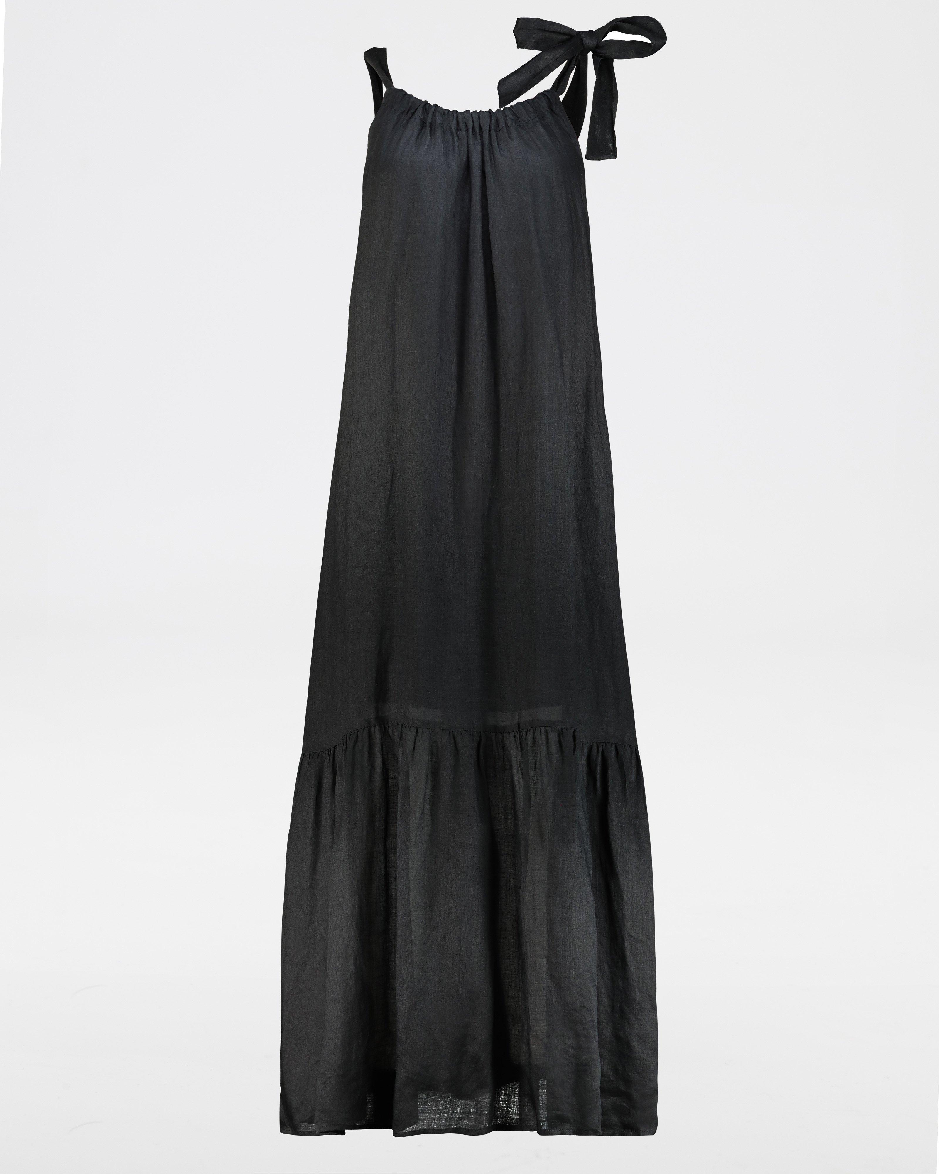 Keira Halterneck Dress -  black