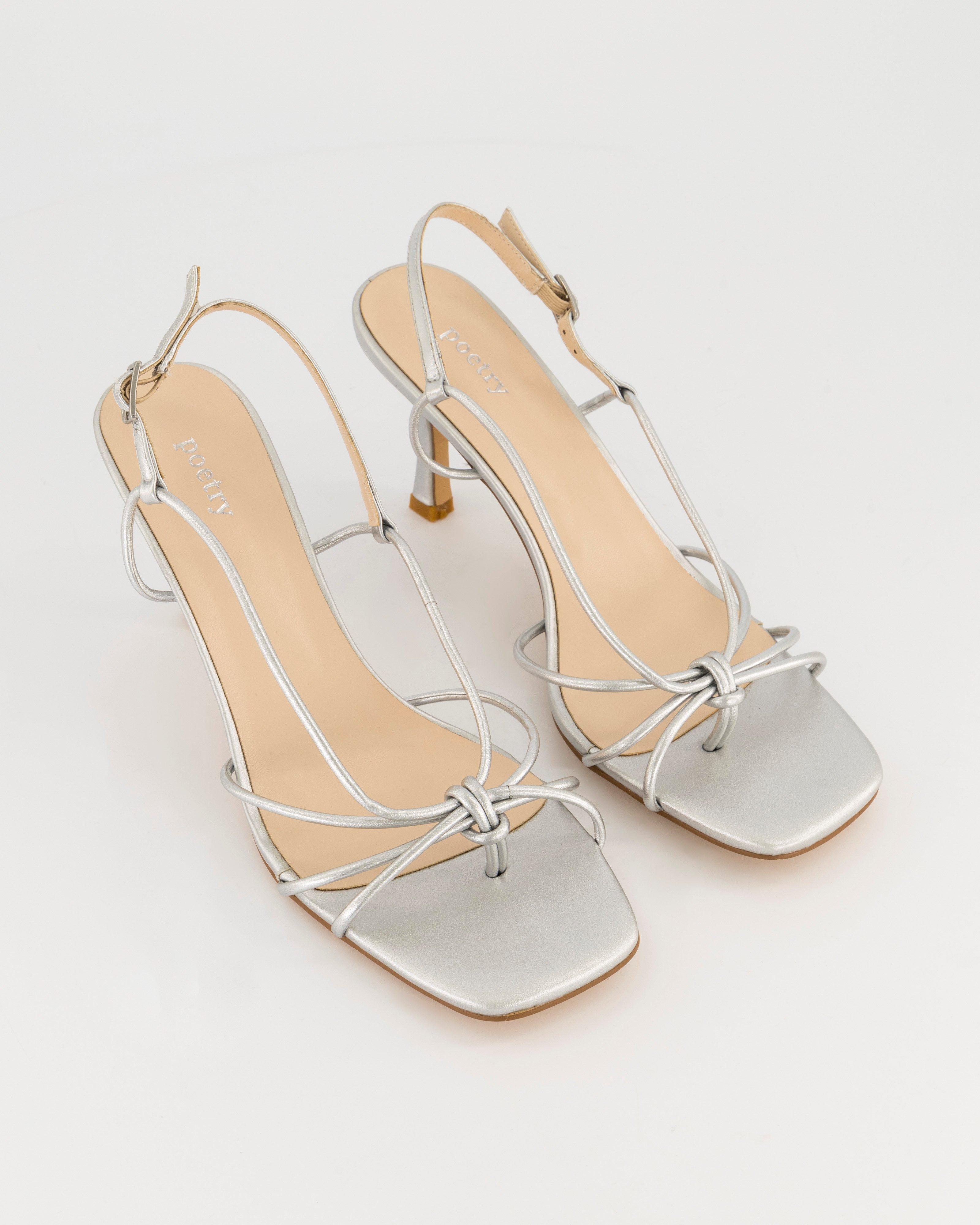 Francesca Sandal -  silver