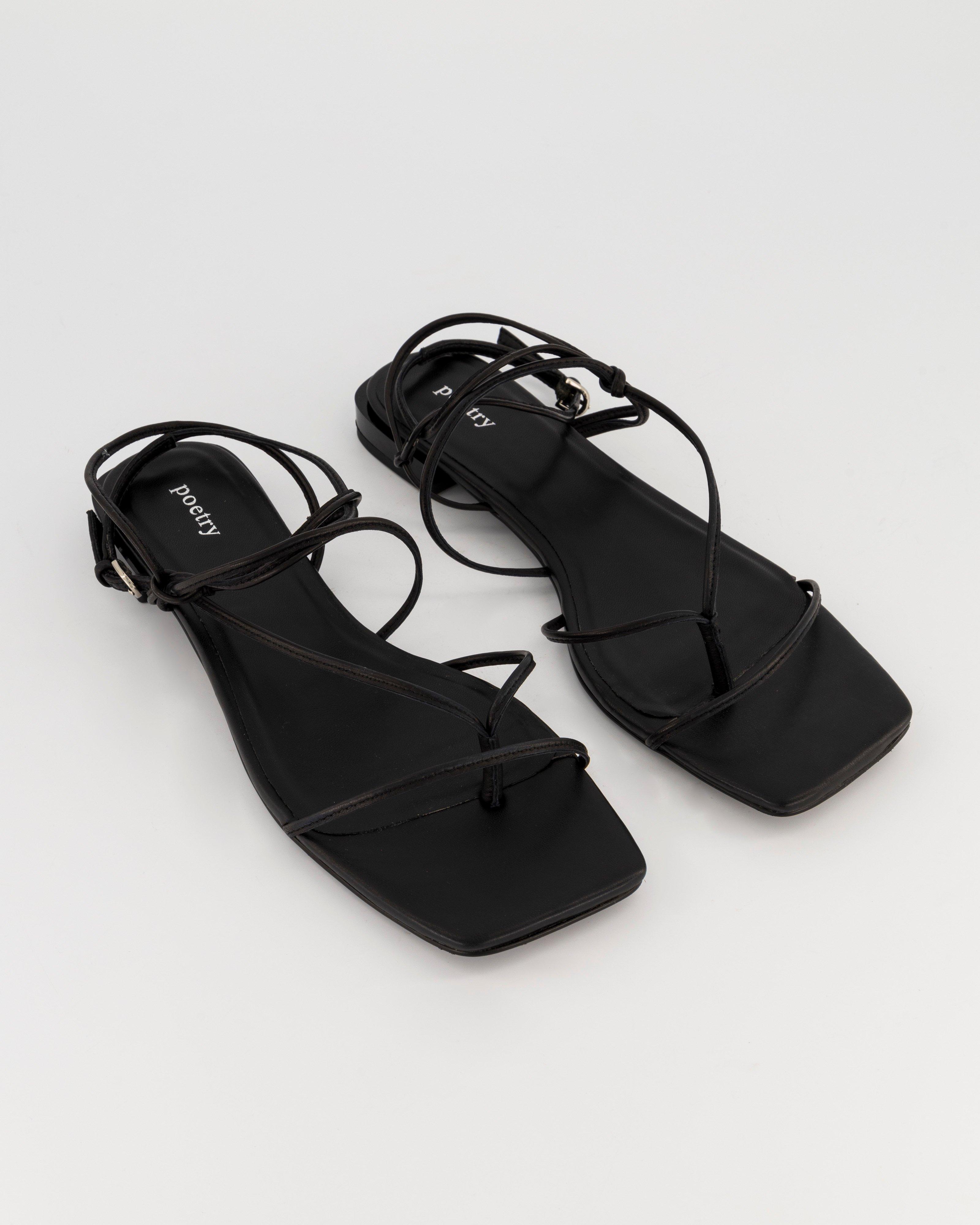 Courtney Sandal -  black