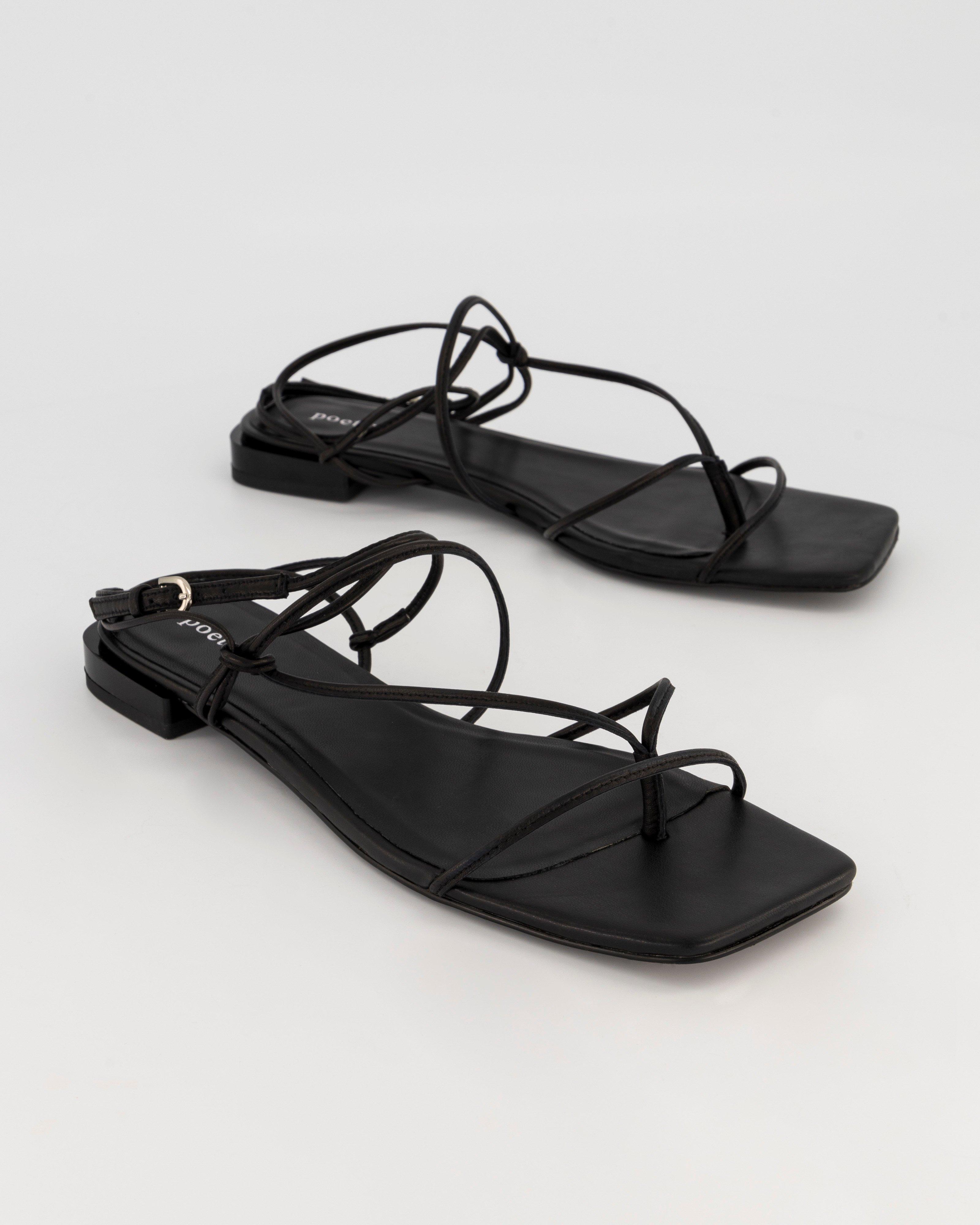 Courtney Sandal -  black