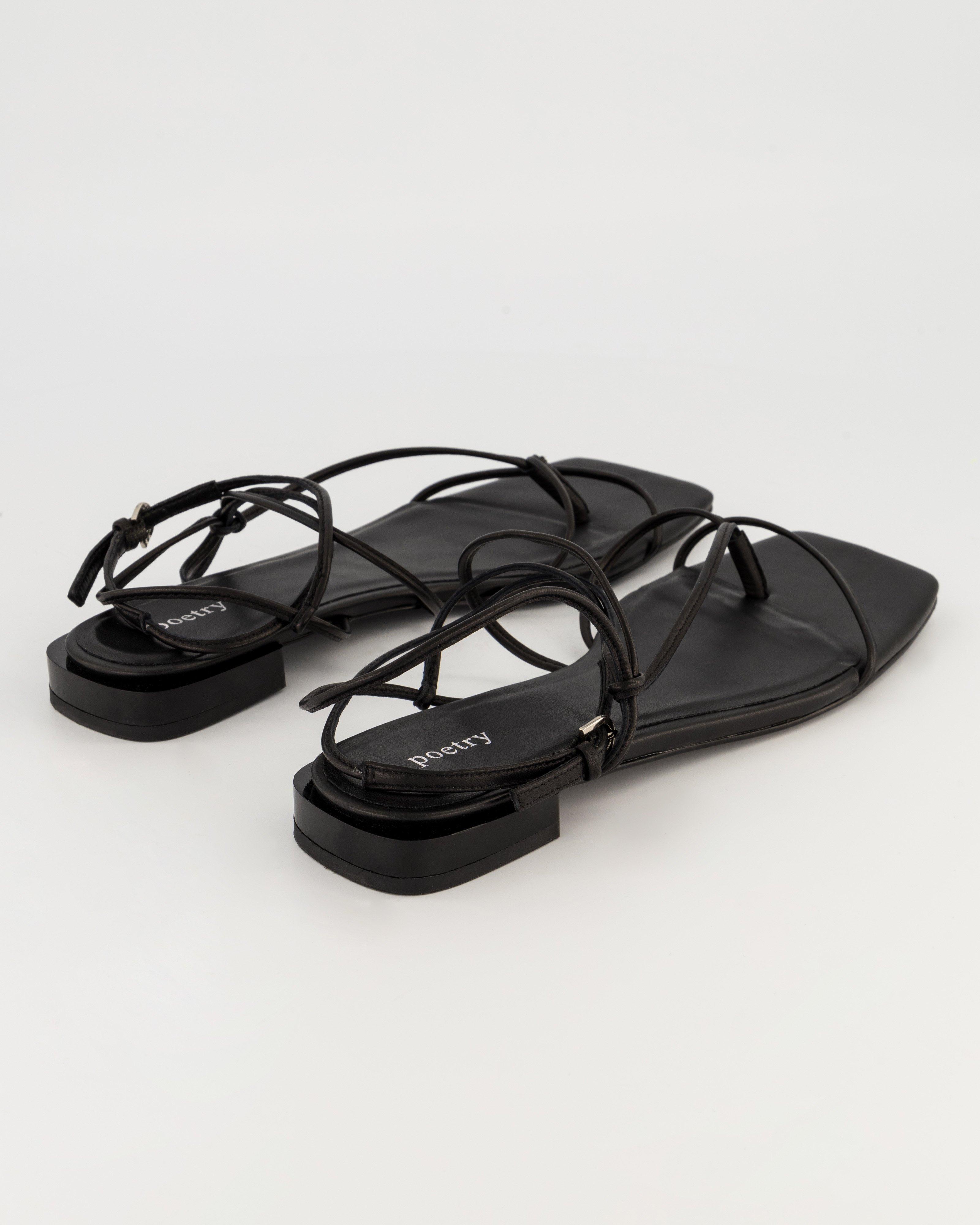 Courtney Sandal -  black