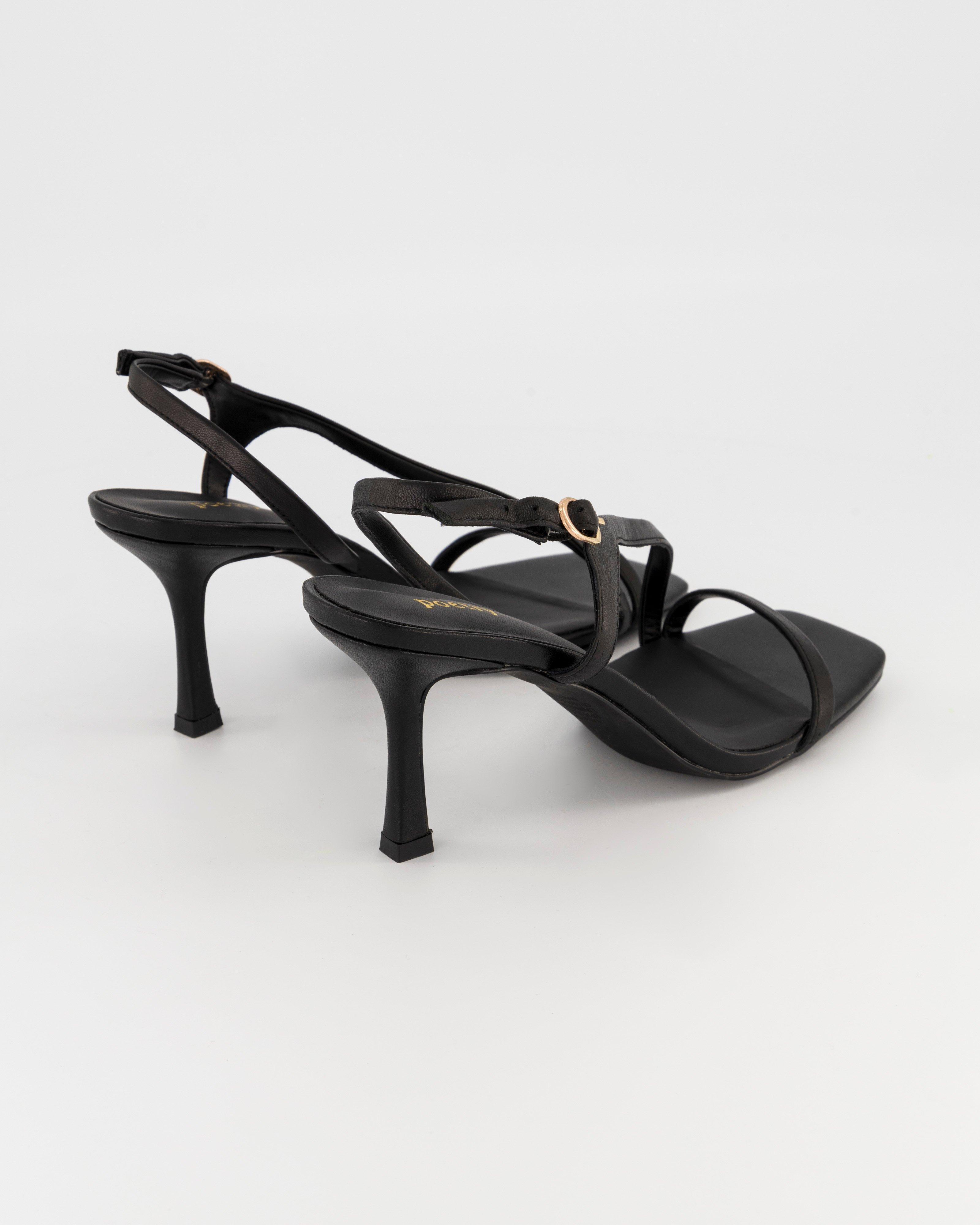 Shelley Heel Sandal -  black