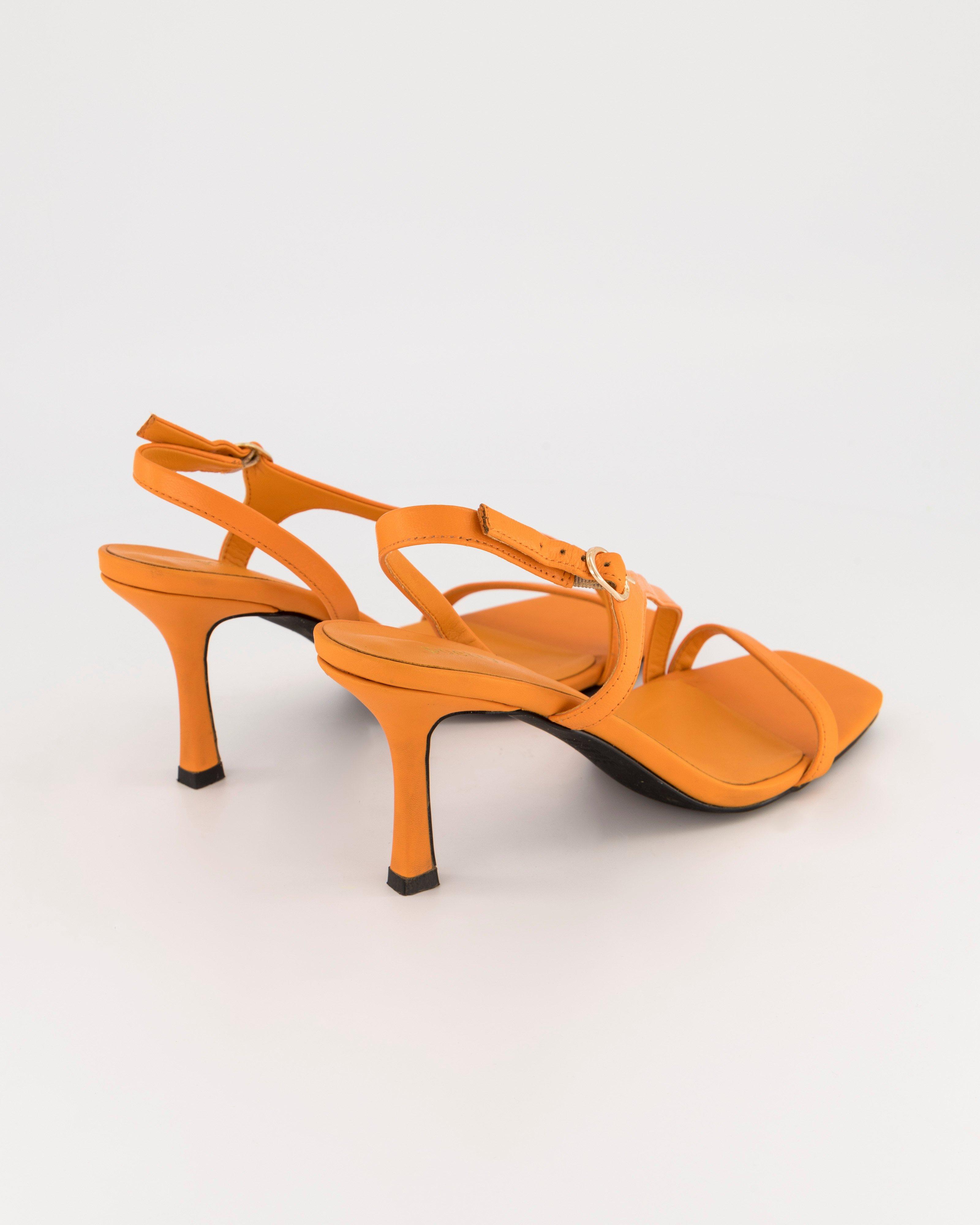 Shelley Heel Sandal -  orange