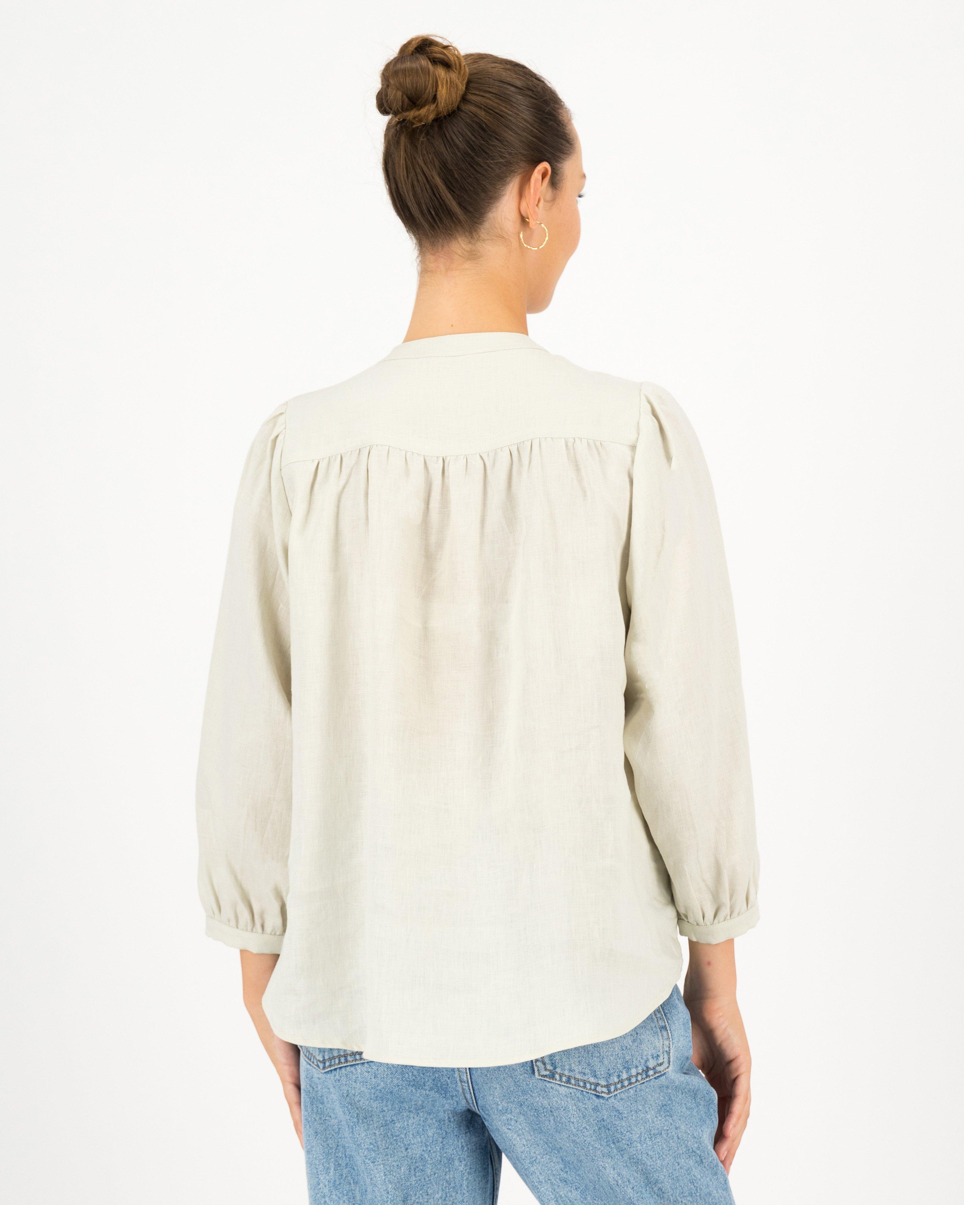 Amira Tunic Top -  stone