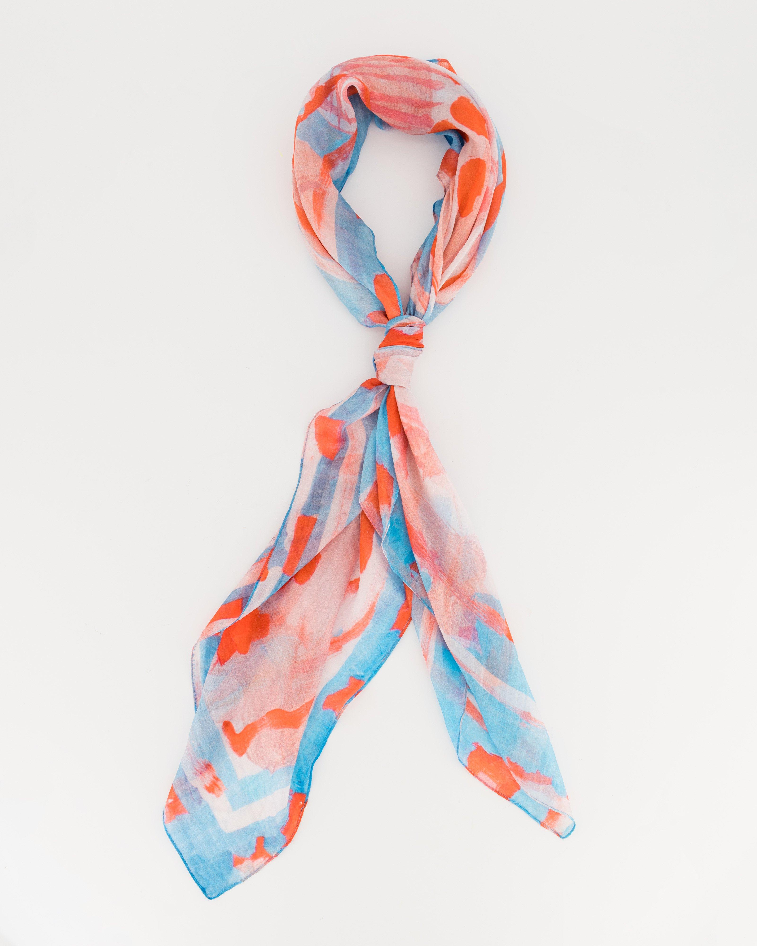 Jeanne Hoffman Satchmo Silk Scarf -  pink