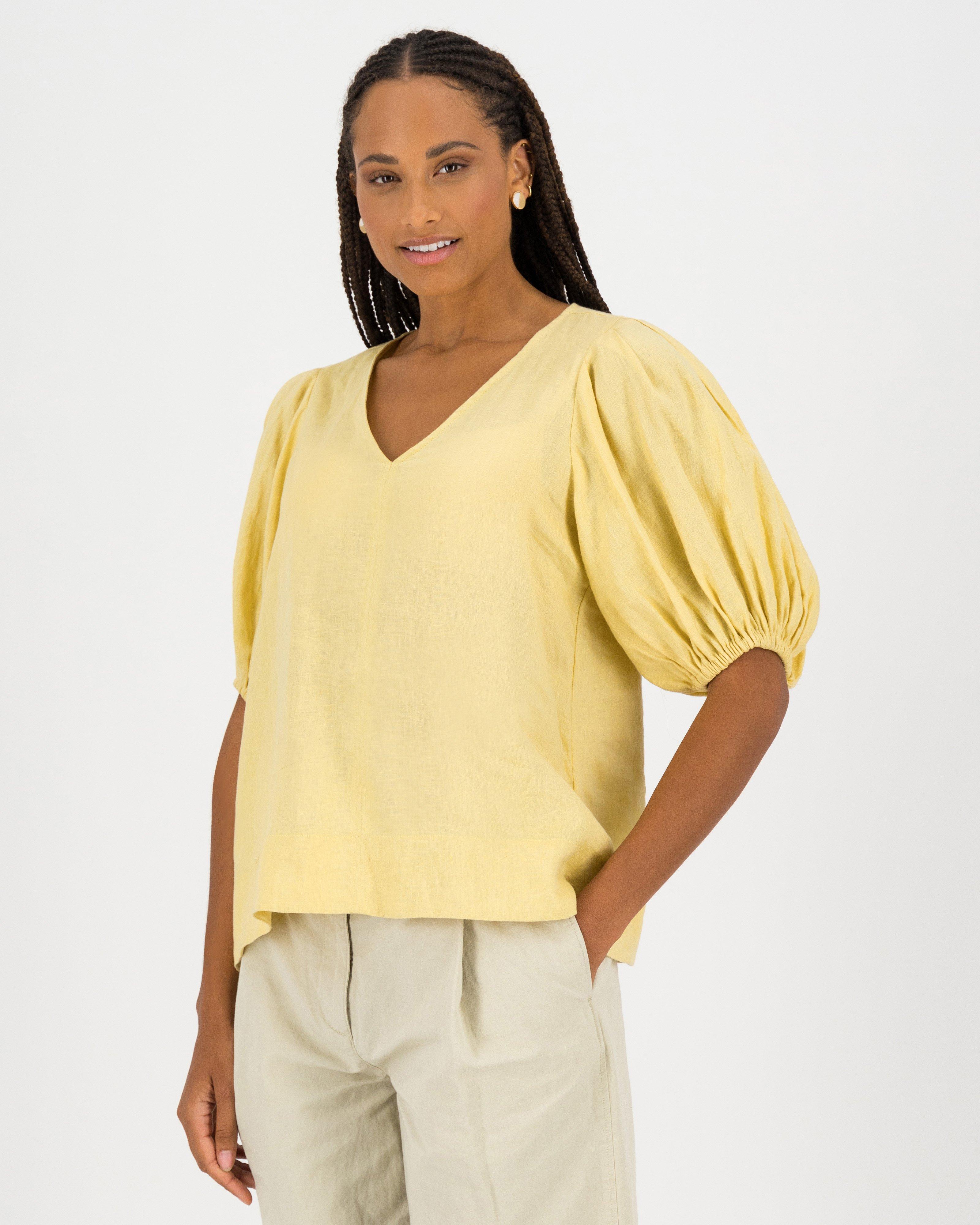 Adriana Blouse -  yellow