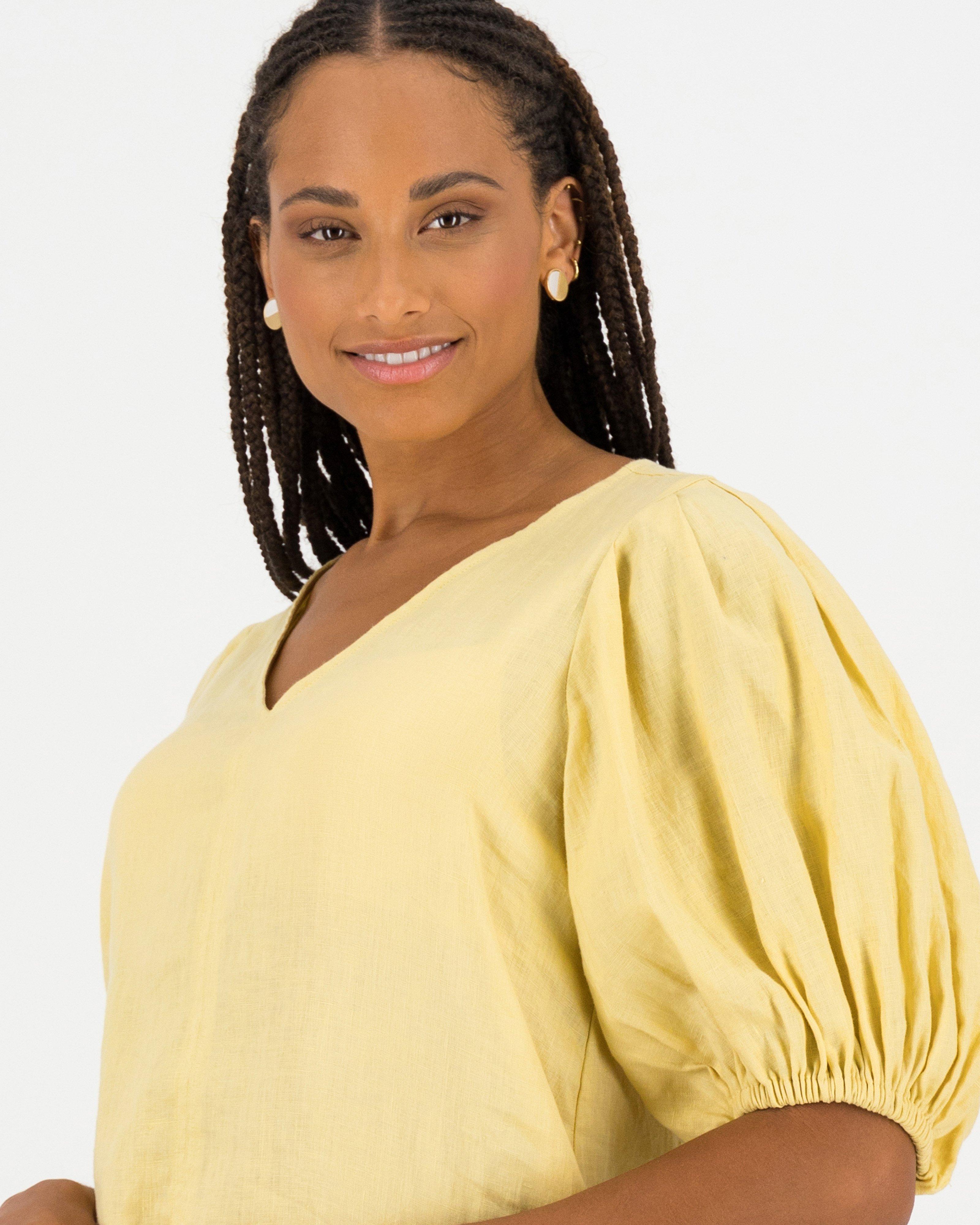 Adriana Blouse -  yellow