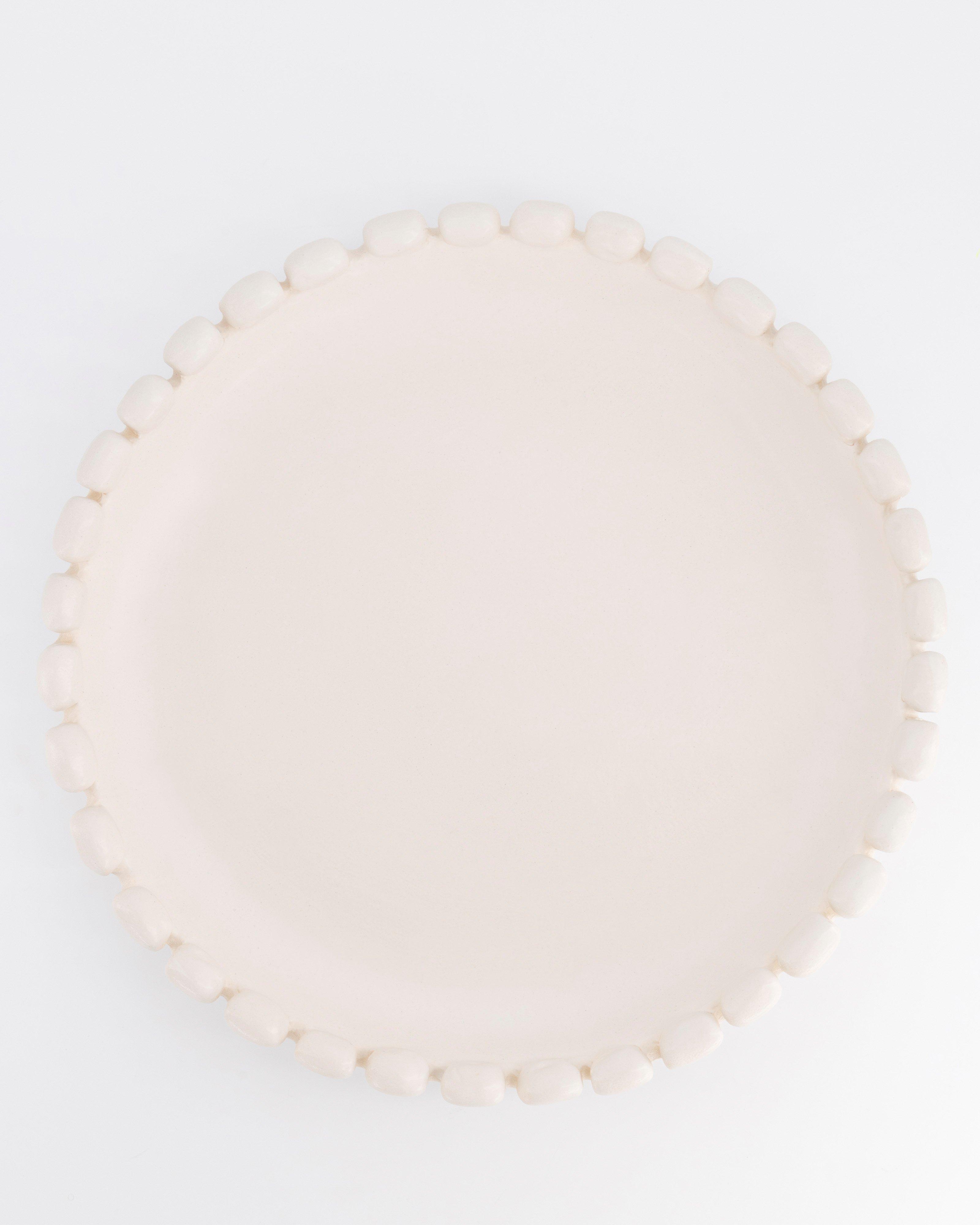 Bobble Large Platter -  milk