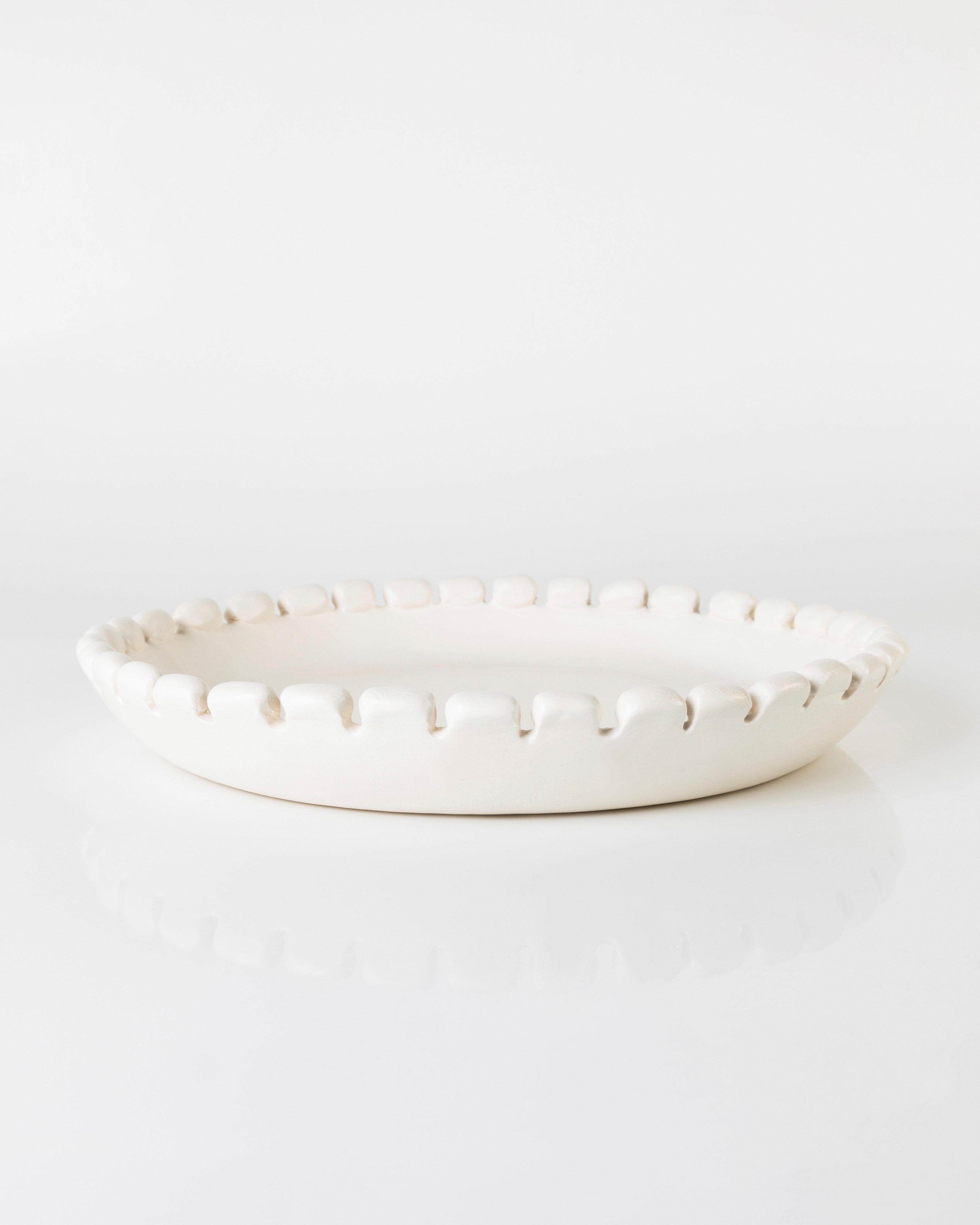 Bobble Large Platter -  milk