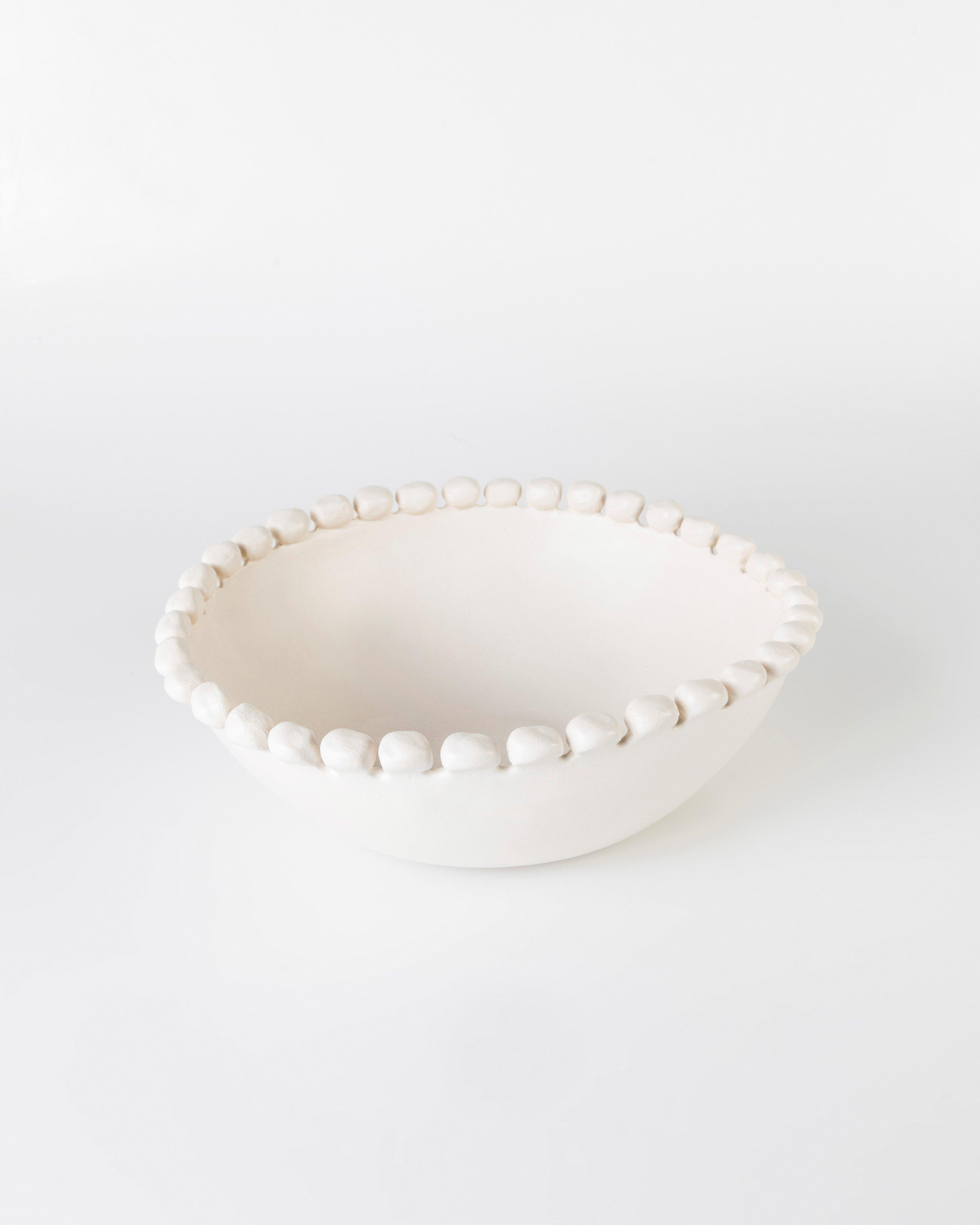 Bobble Large Salad Bowl -  milk