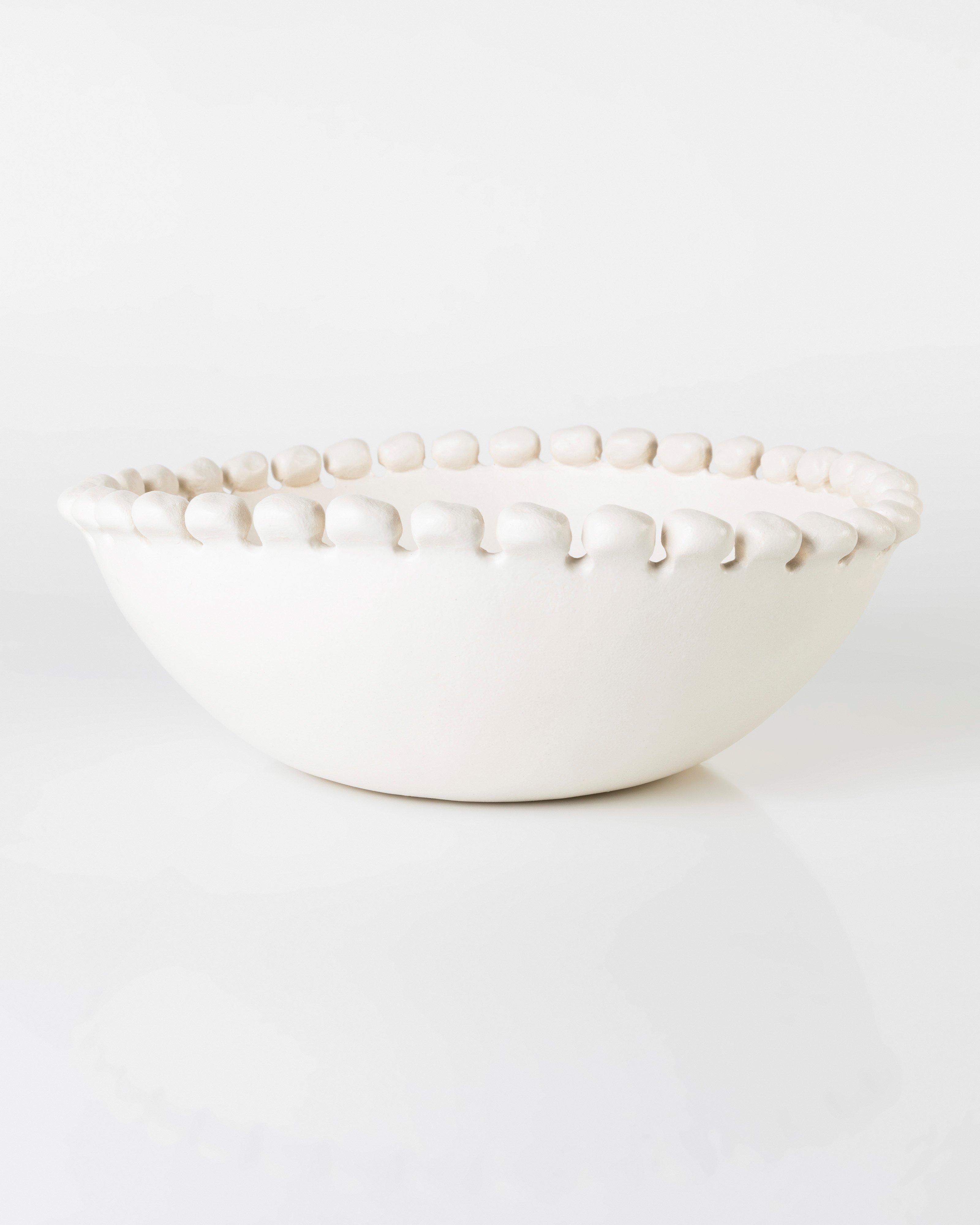 Bobble Large Salad Bowl -  milk