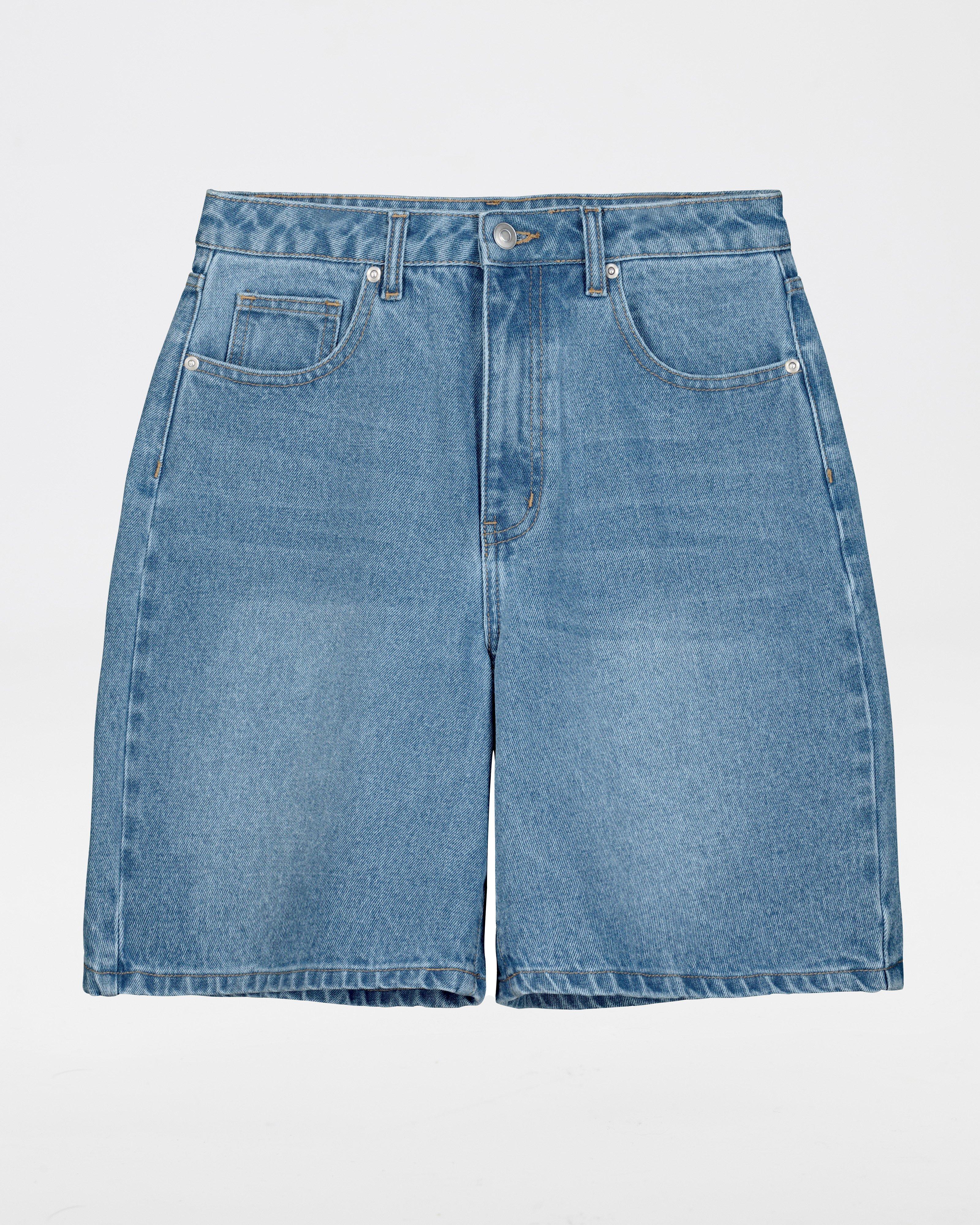 Isobel Denim Bermuda Shorts -  midblue