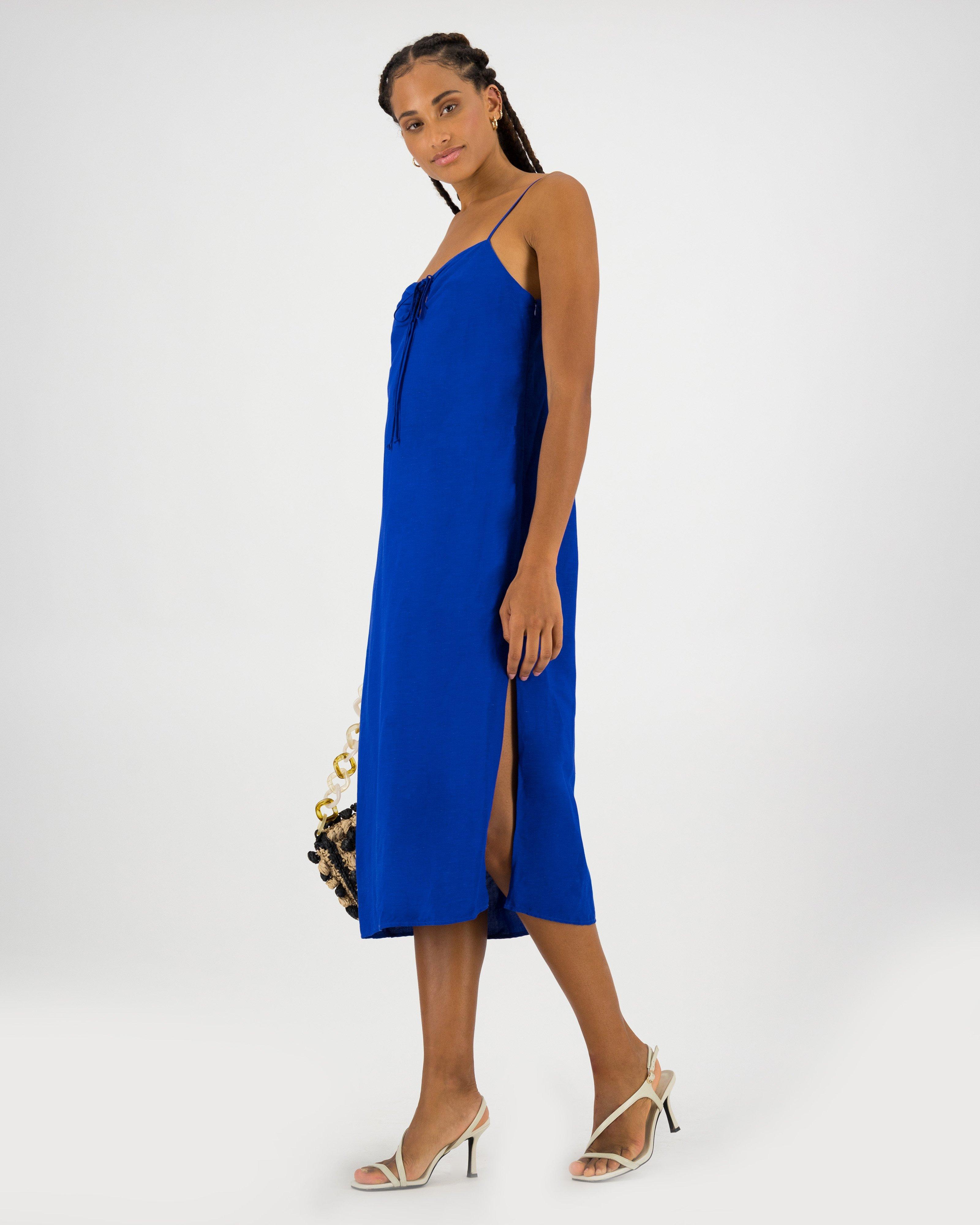 Phillipa Slim Line Dress -  cobalt