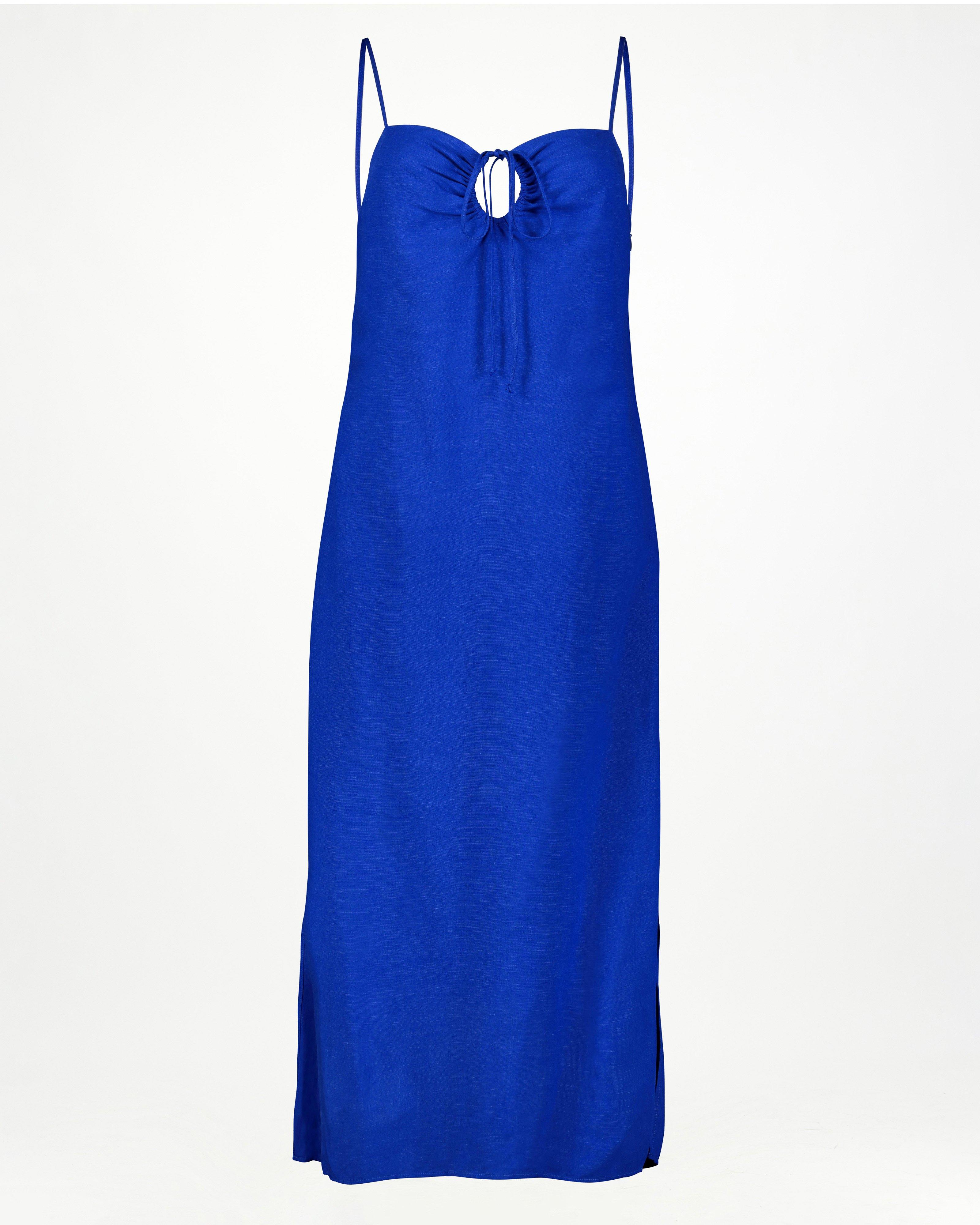 Phillipa Slim Line Dress -  cobalt