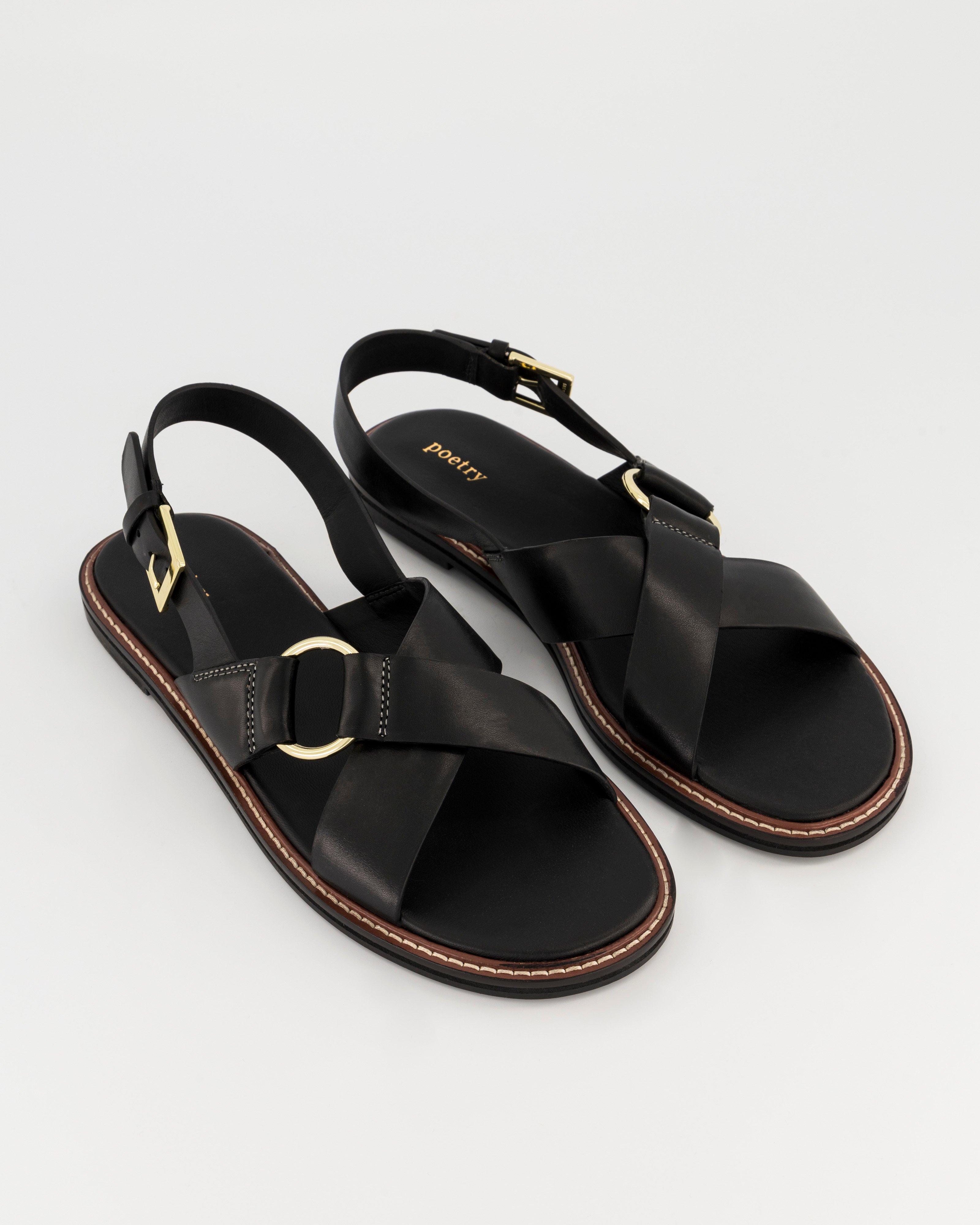 Crishanda Sandal -  black