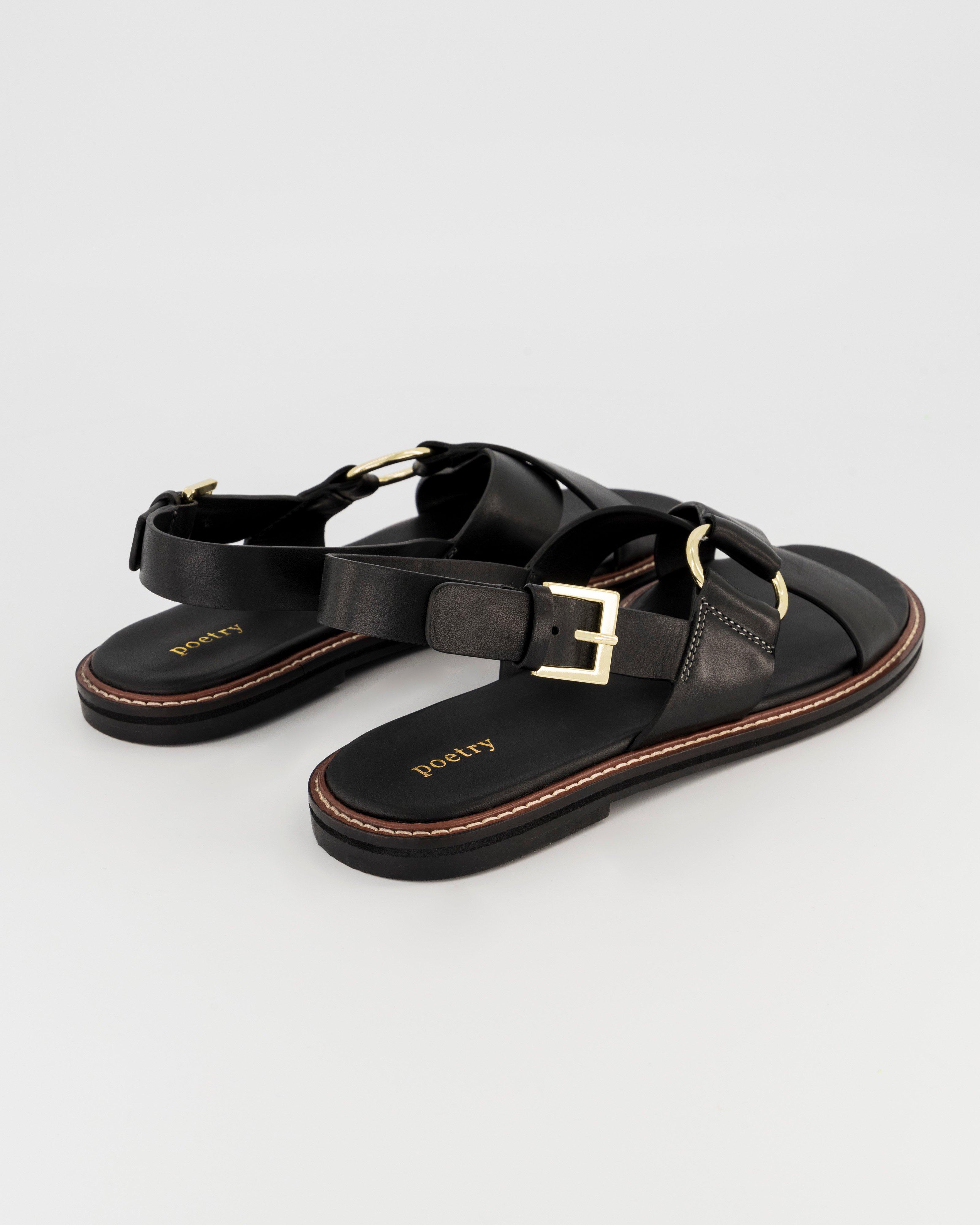 Crishanda Sandal -  black