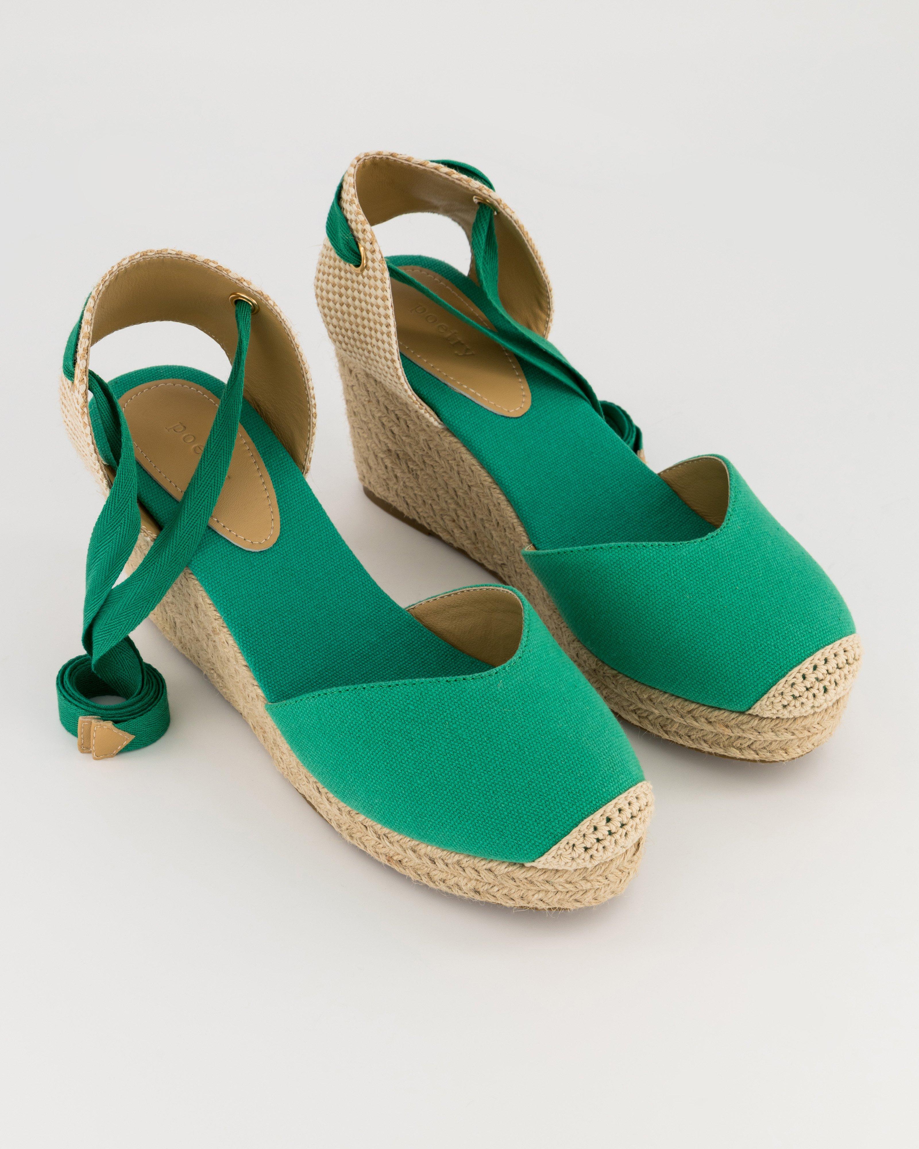 Lisa Wedge Shoe -  summergreen