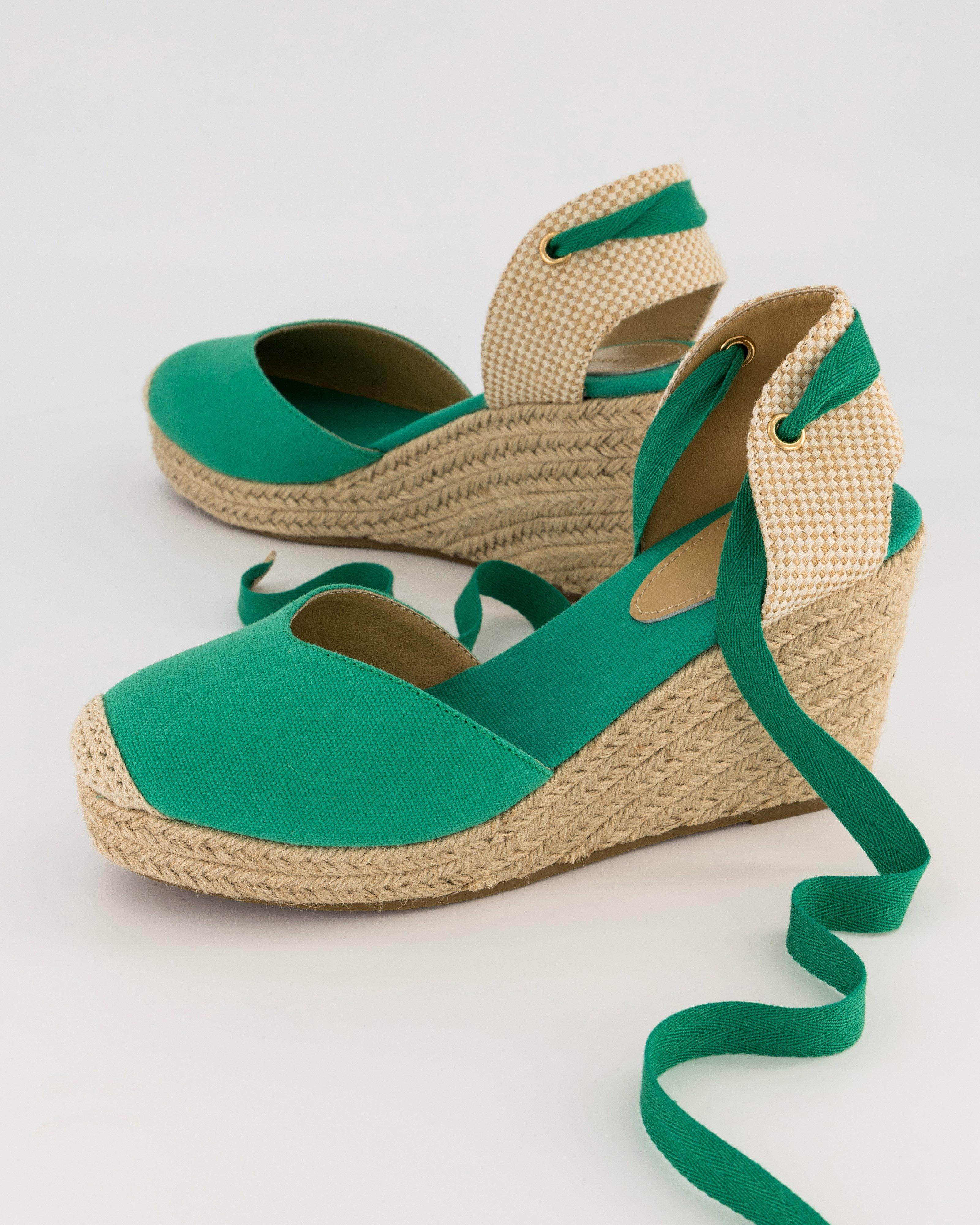 Lisa Wedge Shoe -  summergreen