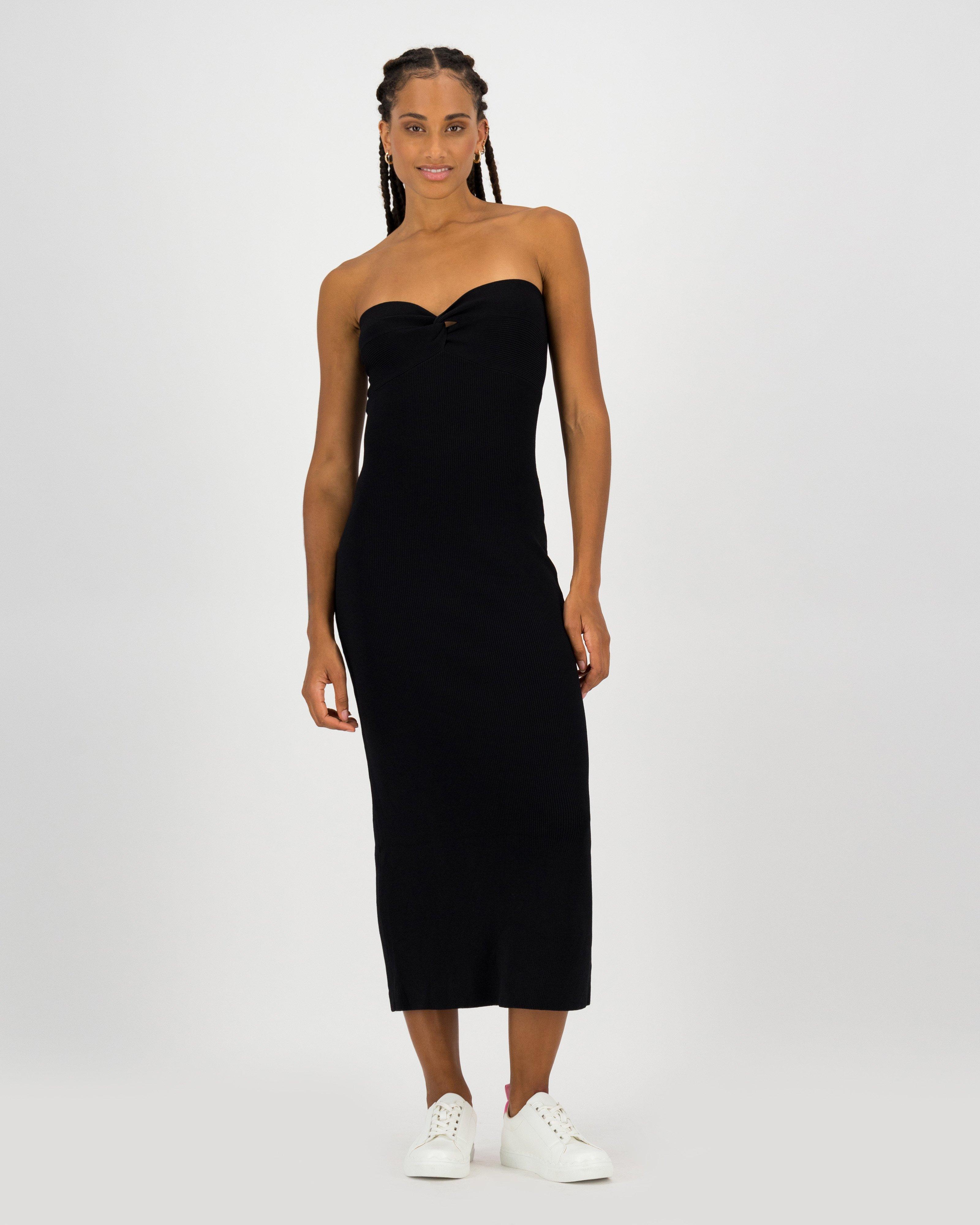 Sierra Strapless Dress -  black