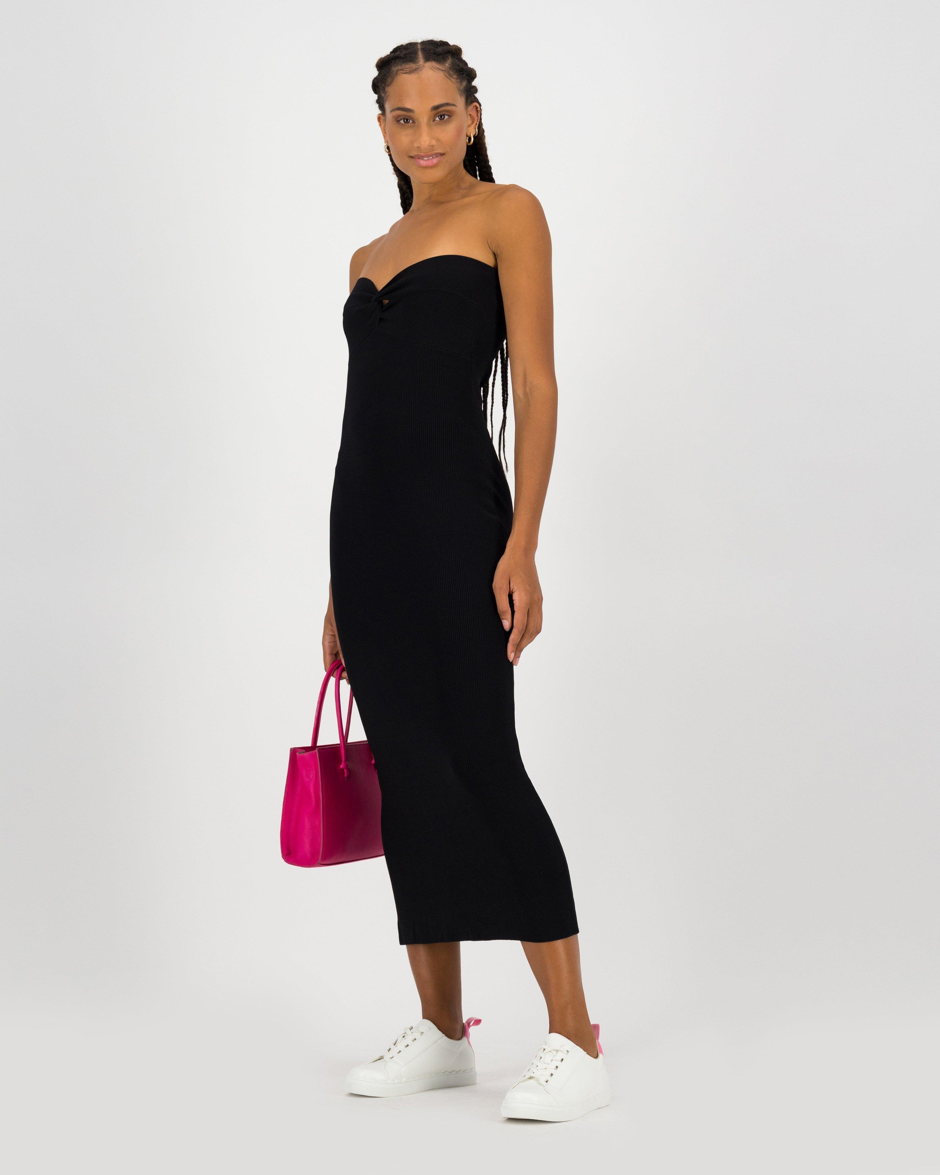 Sierra Strapless Dress -  black