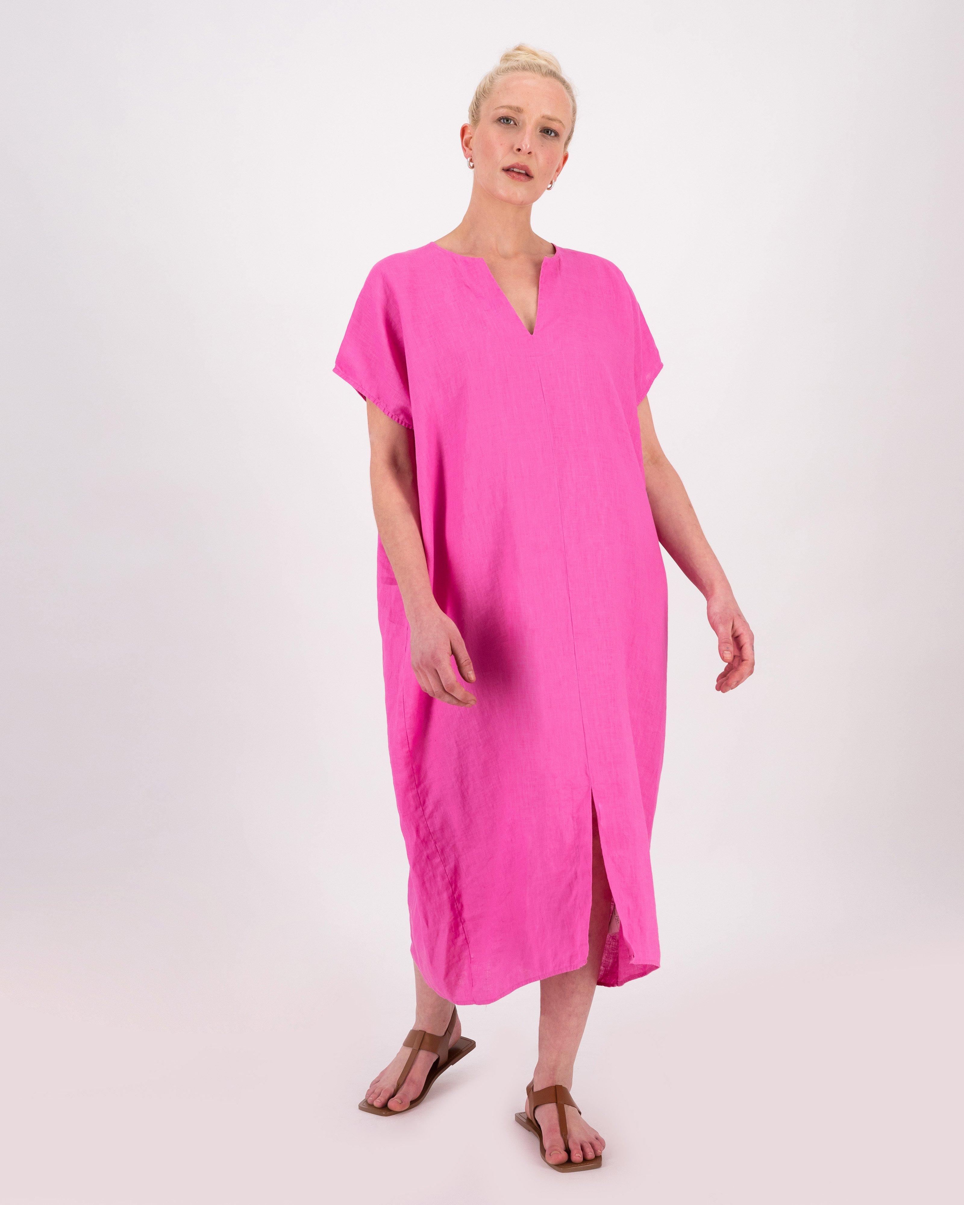 Edith Long Kaftan -  pink