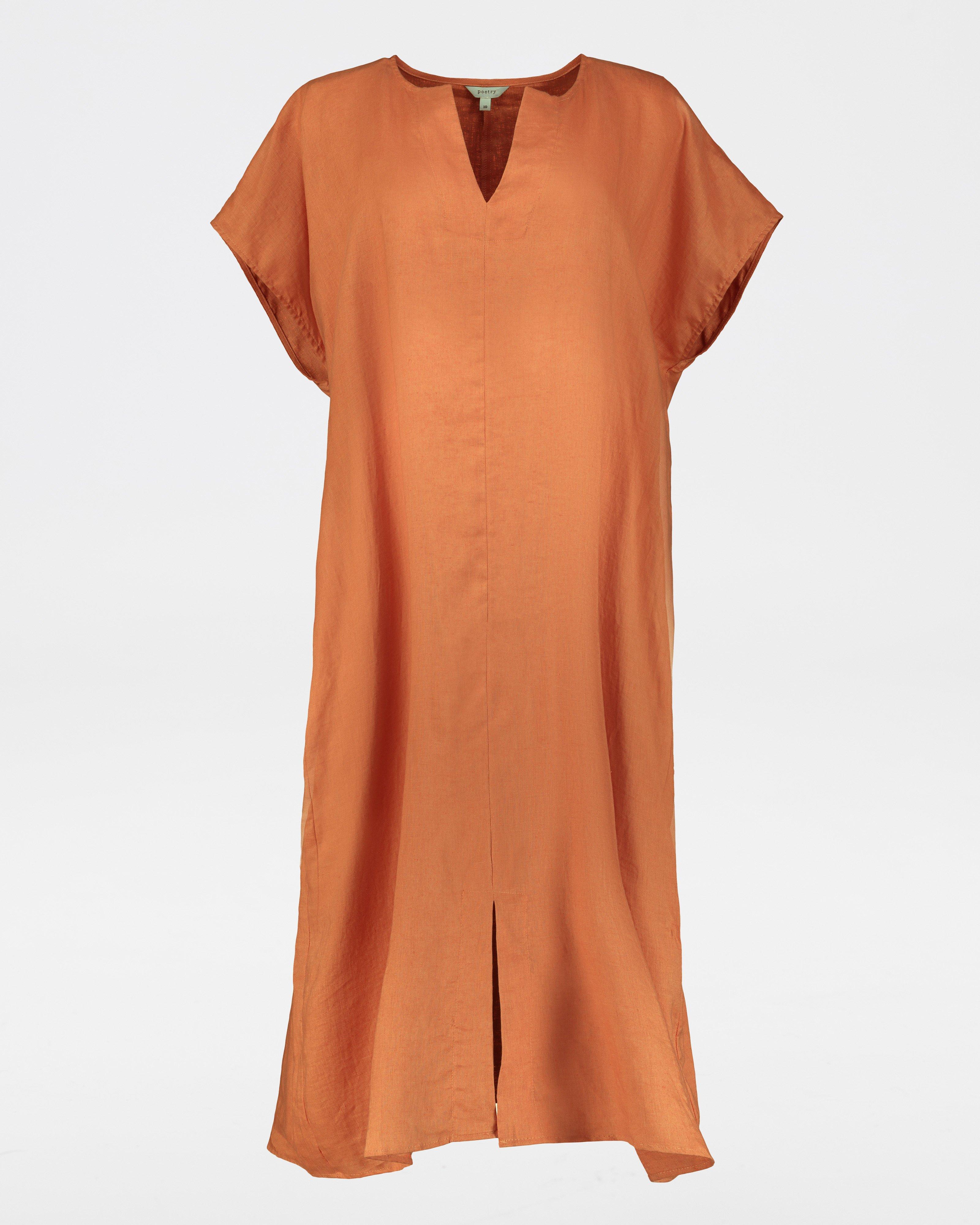 Edith Long Kaftan -  rust