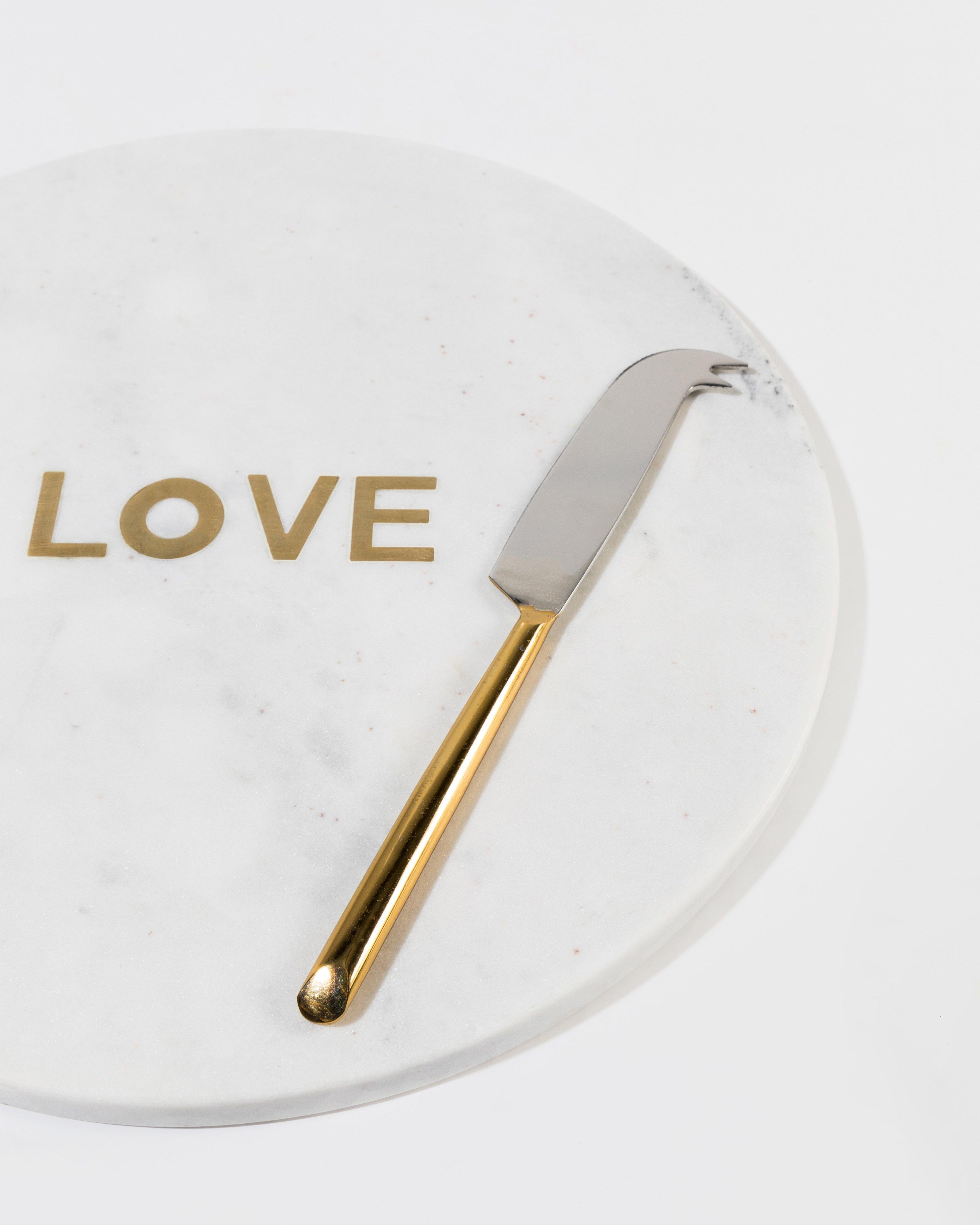 Love Cheese Board -  white