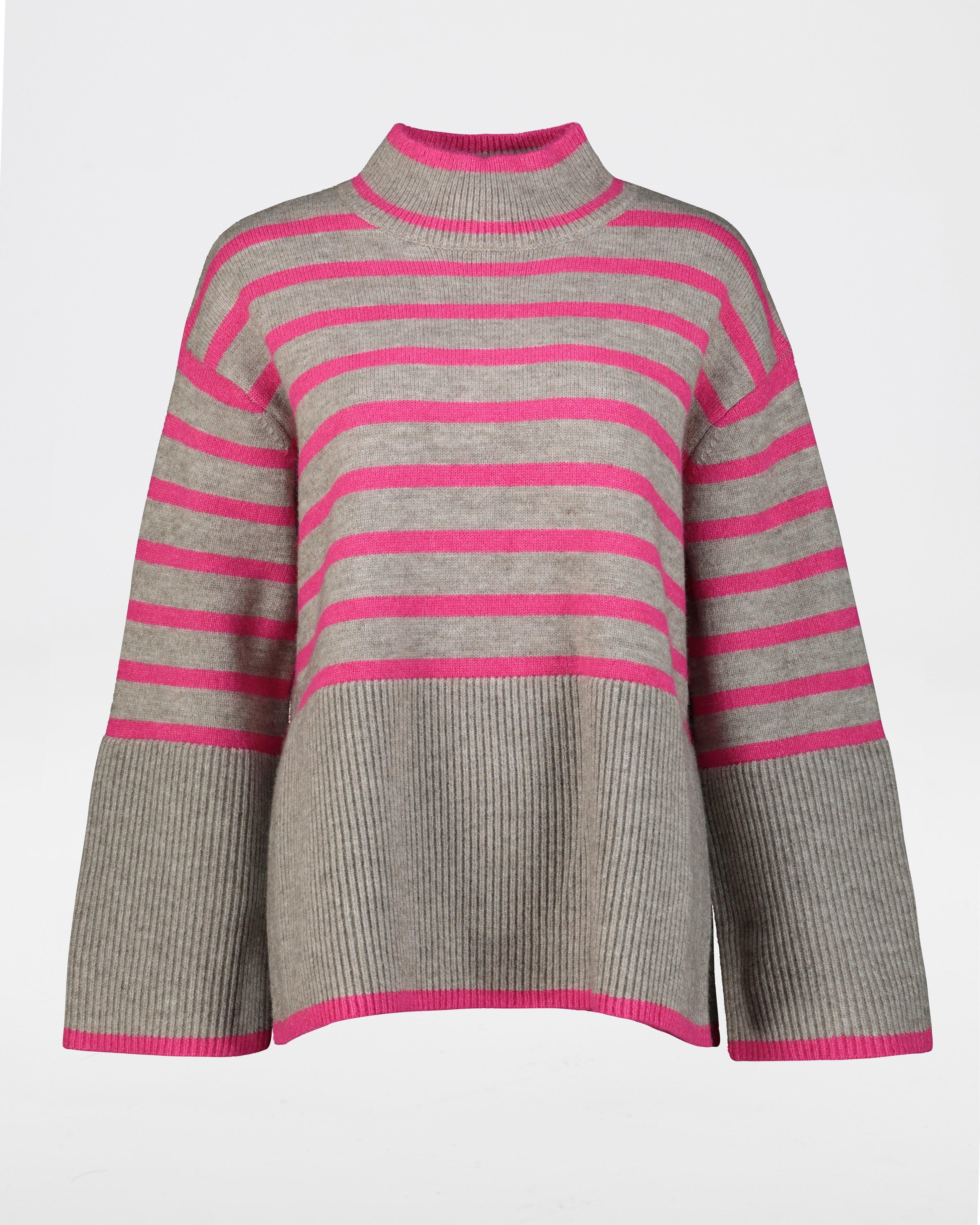 Romie Striped Jumper -  lightgrey