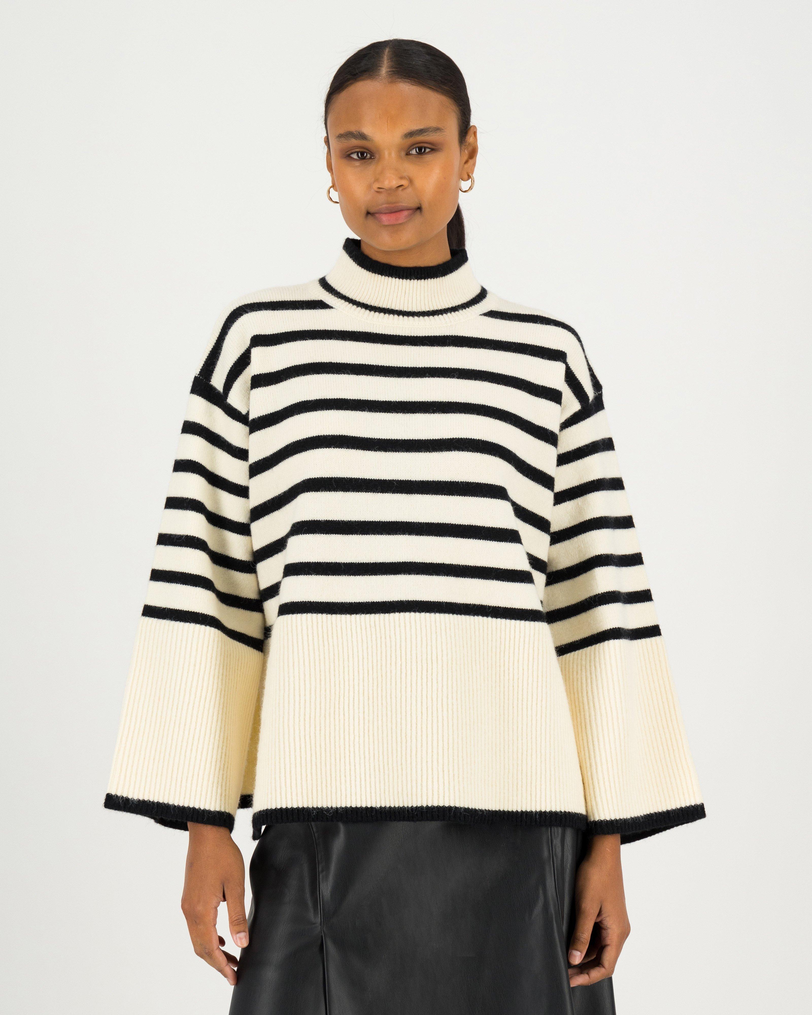 Romie Striped Jumper -  milk