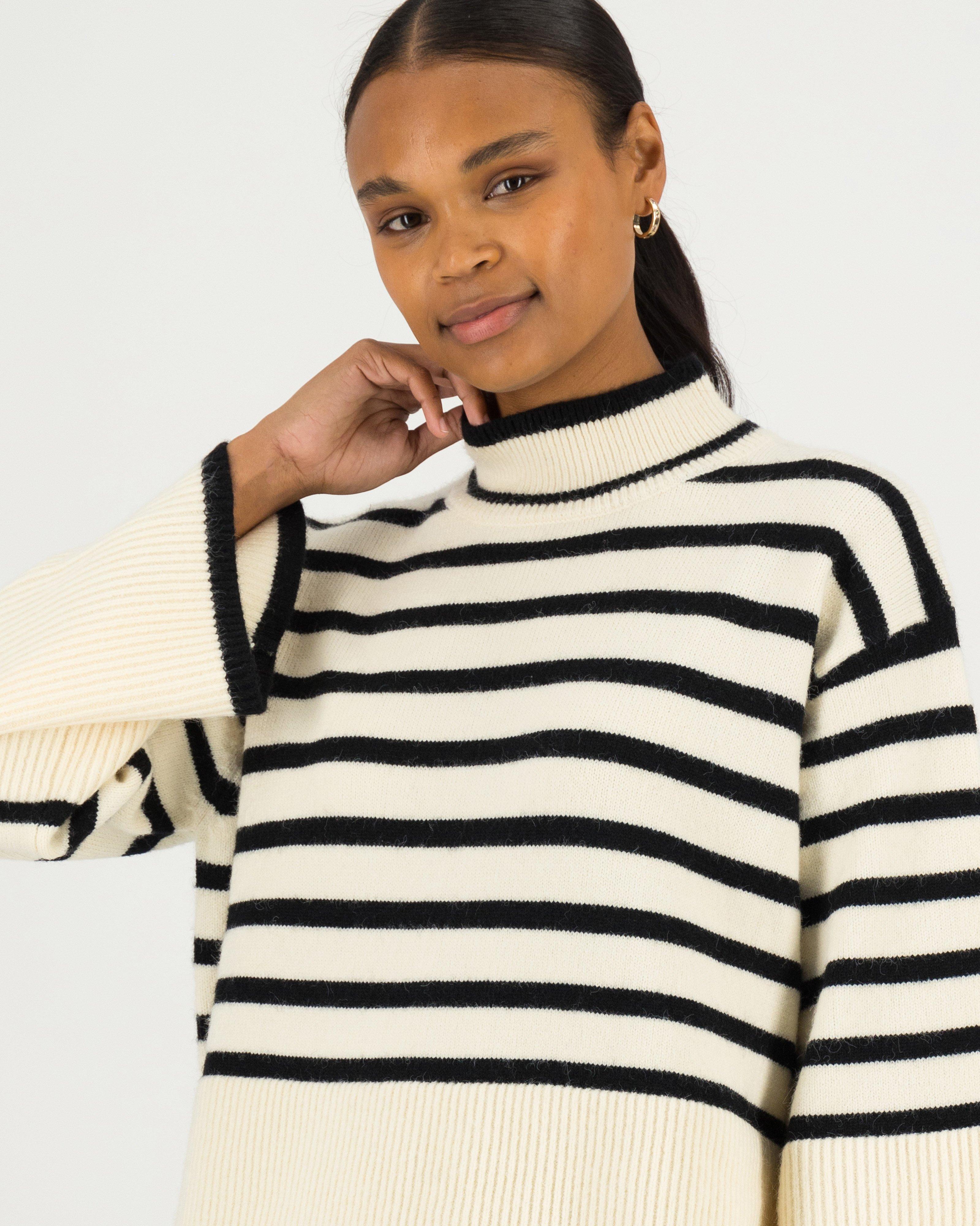 Romie Striped Jumper -  milk