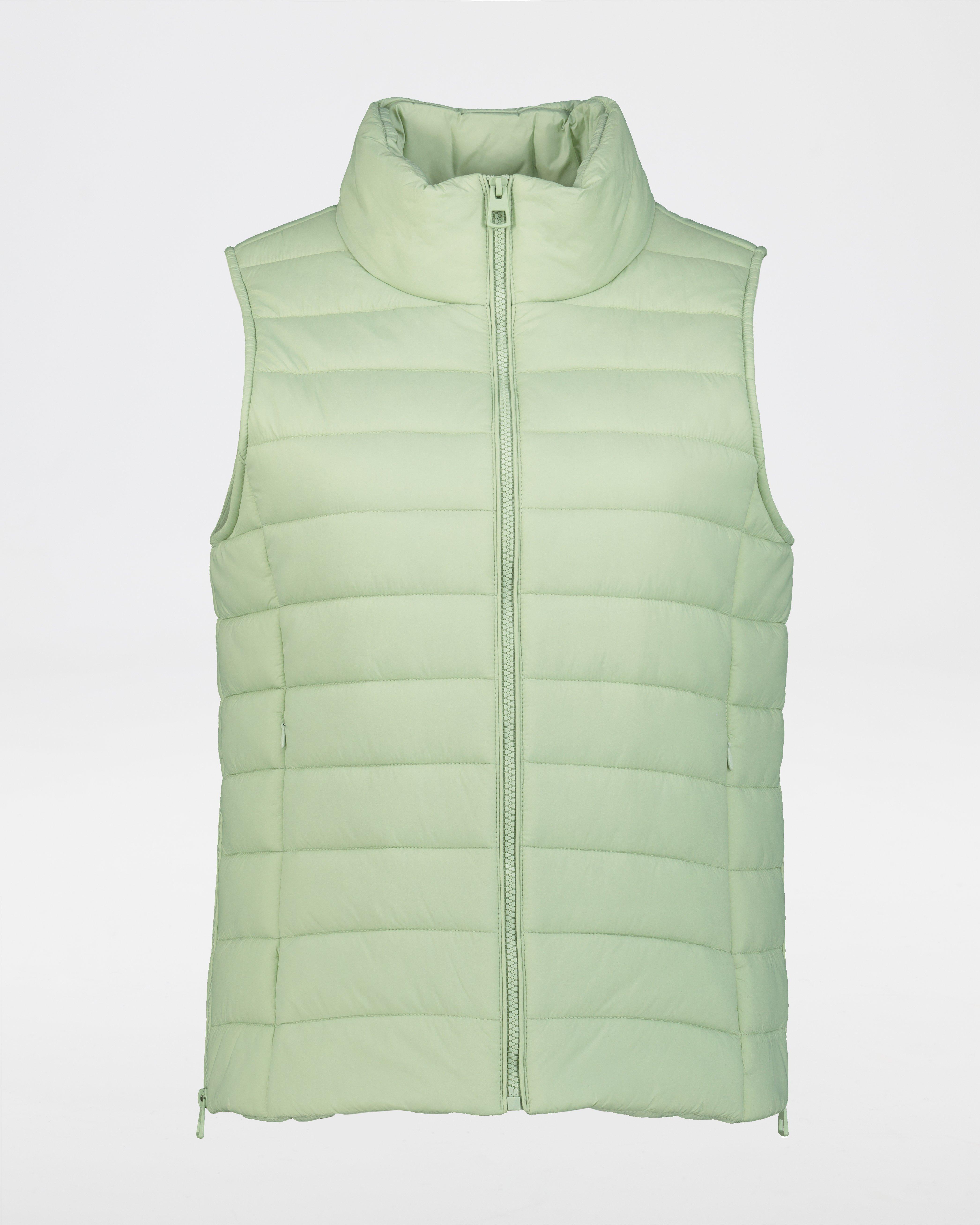 Anda Sleeveless Puffer -  green