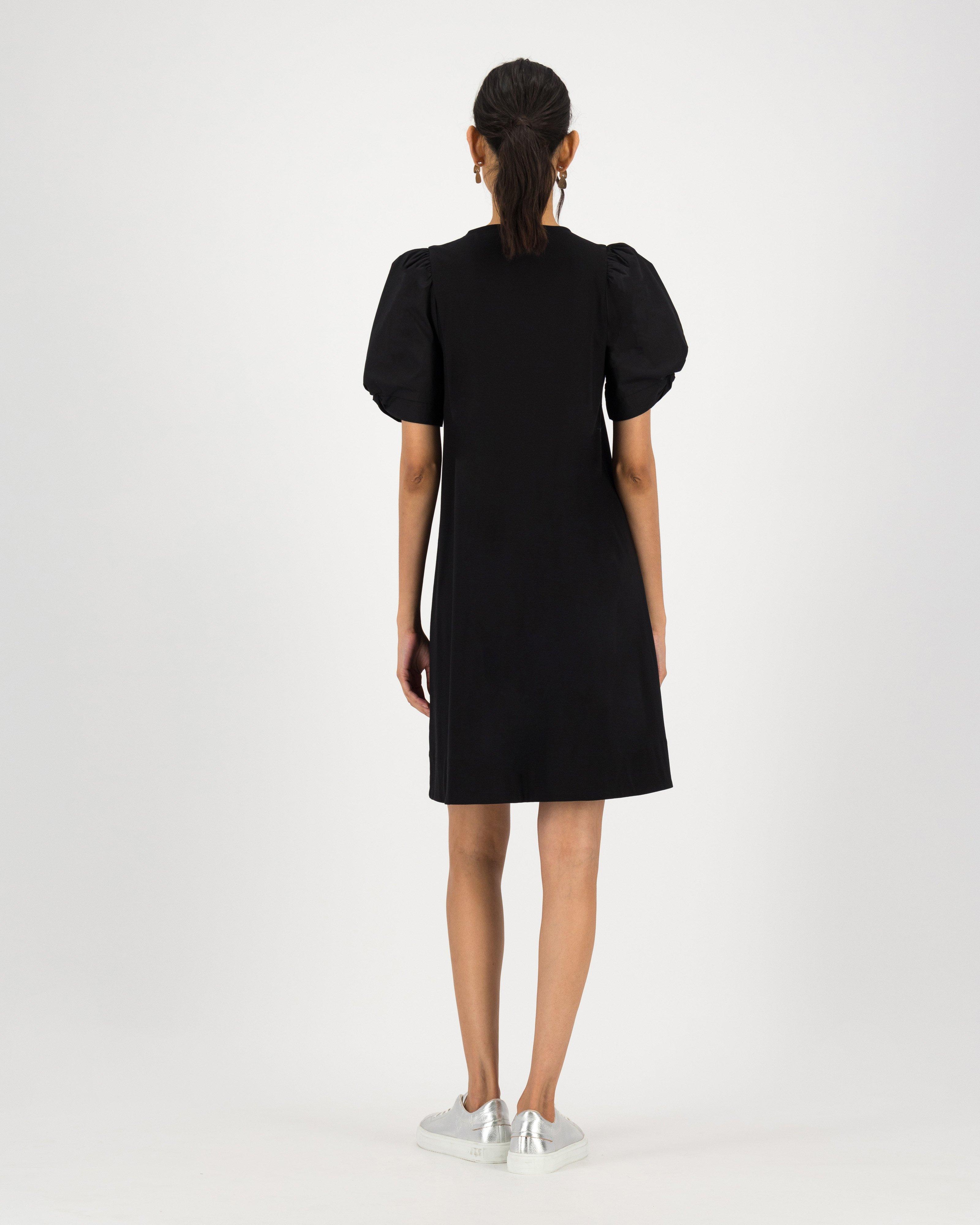 Amaya T-Shirt Dress -  black