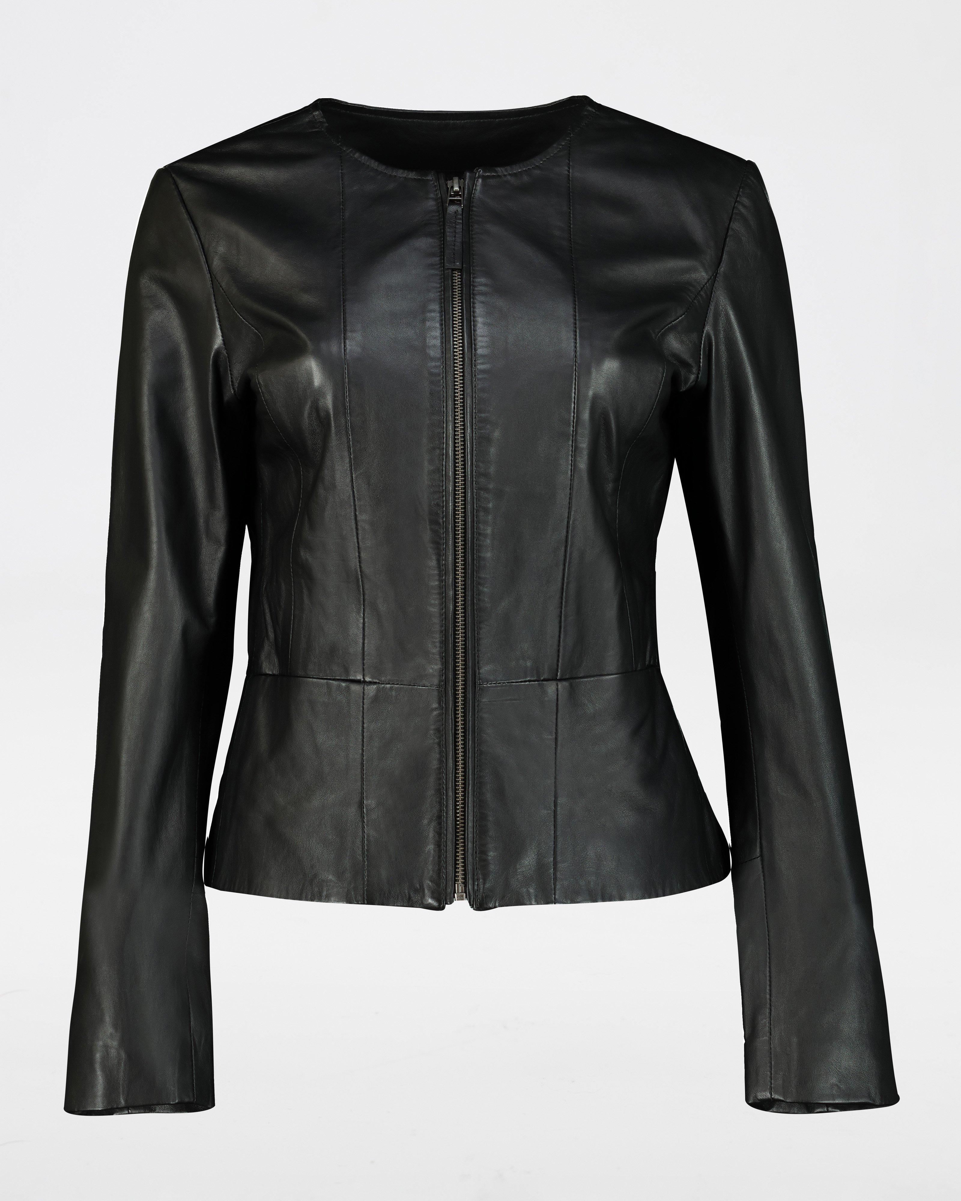 Poetry Aaliyah Leather Jacket -  black