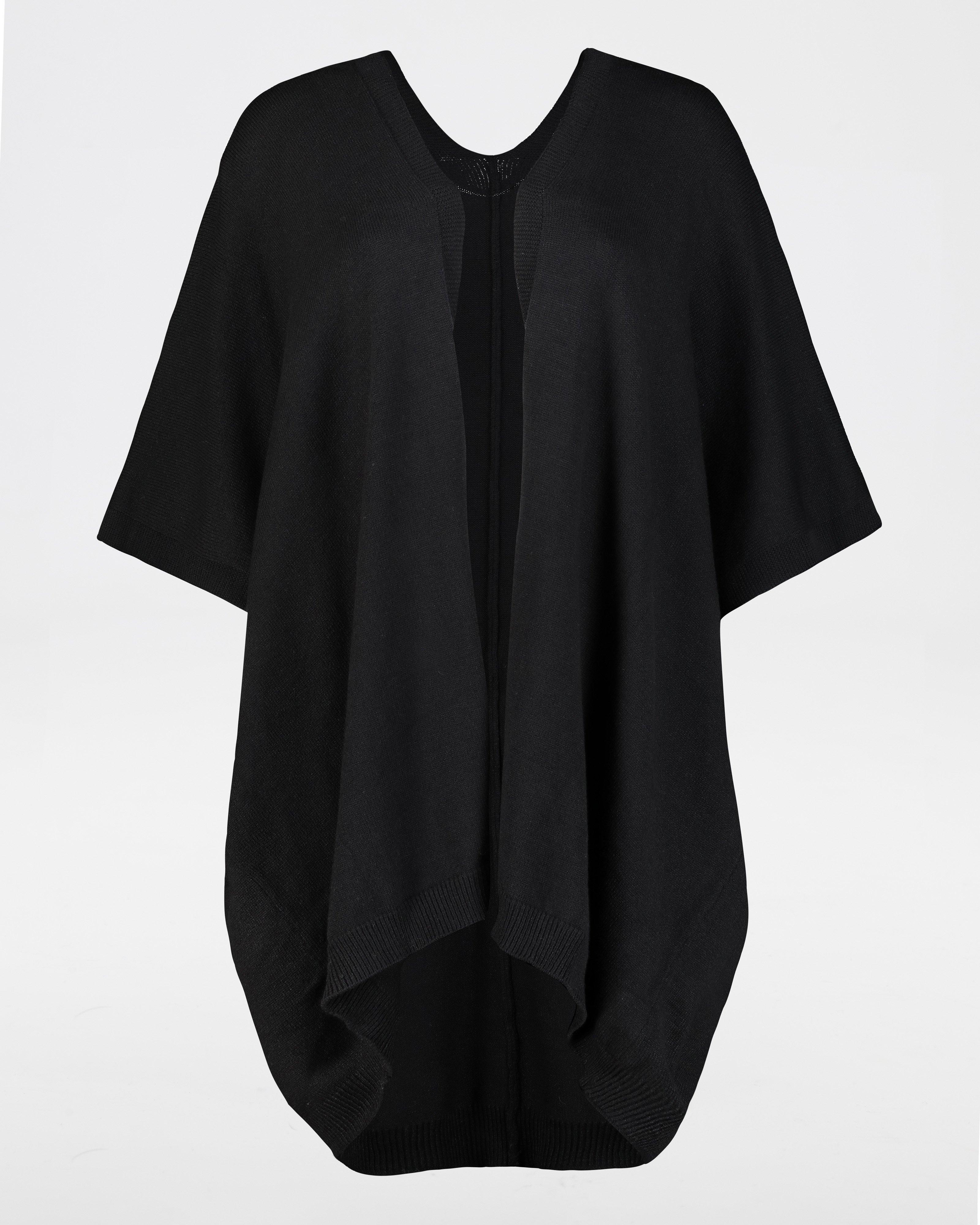 Penni Knitted Kimono -  black