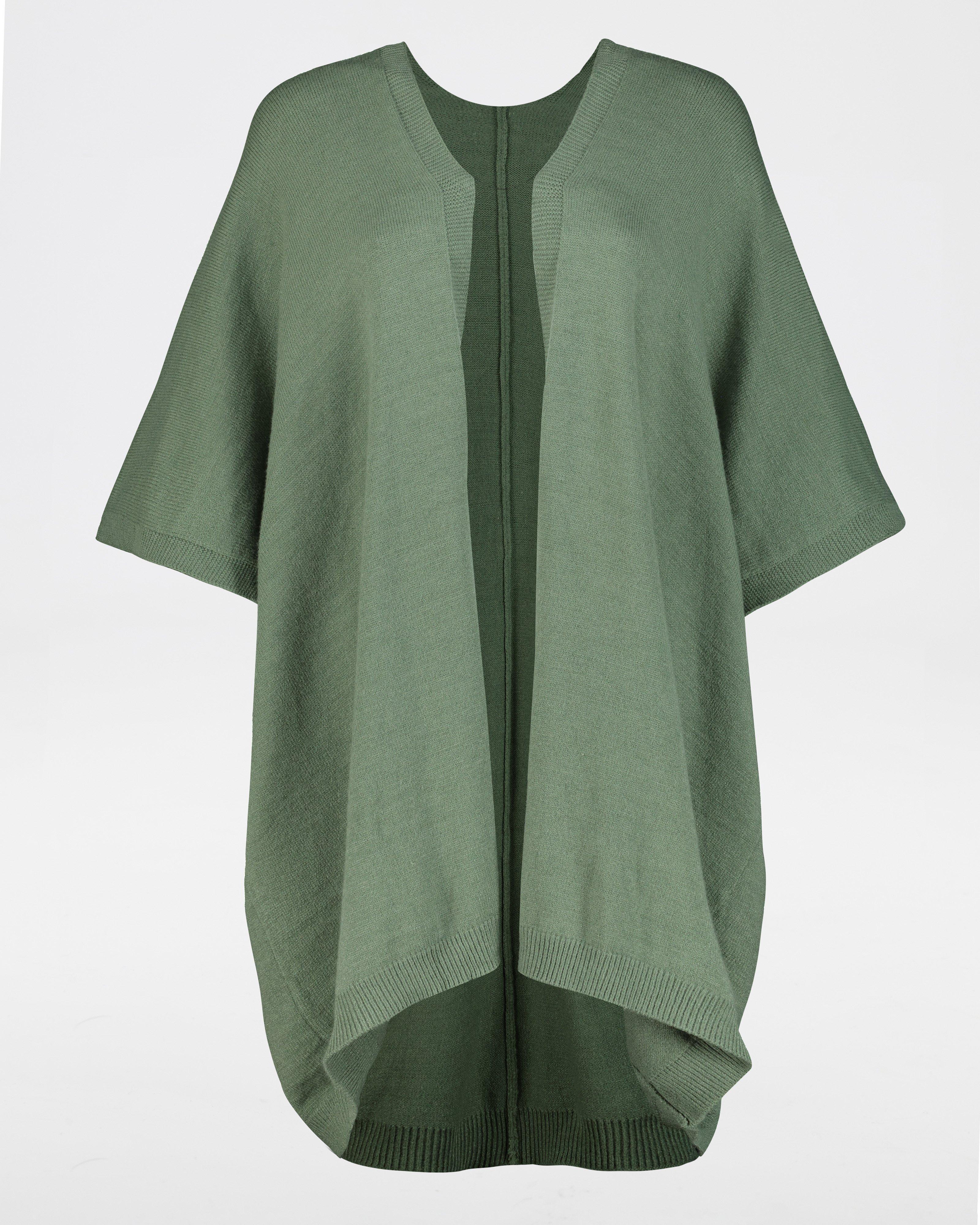 Penni Knitted Kimono -  green