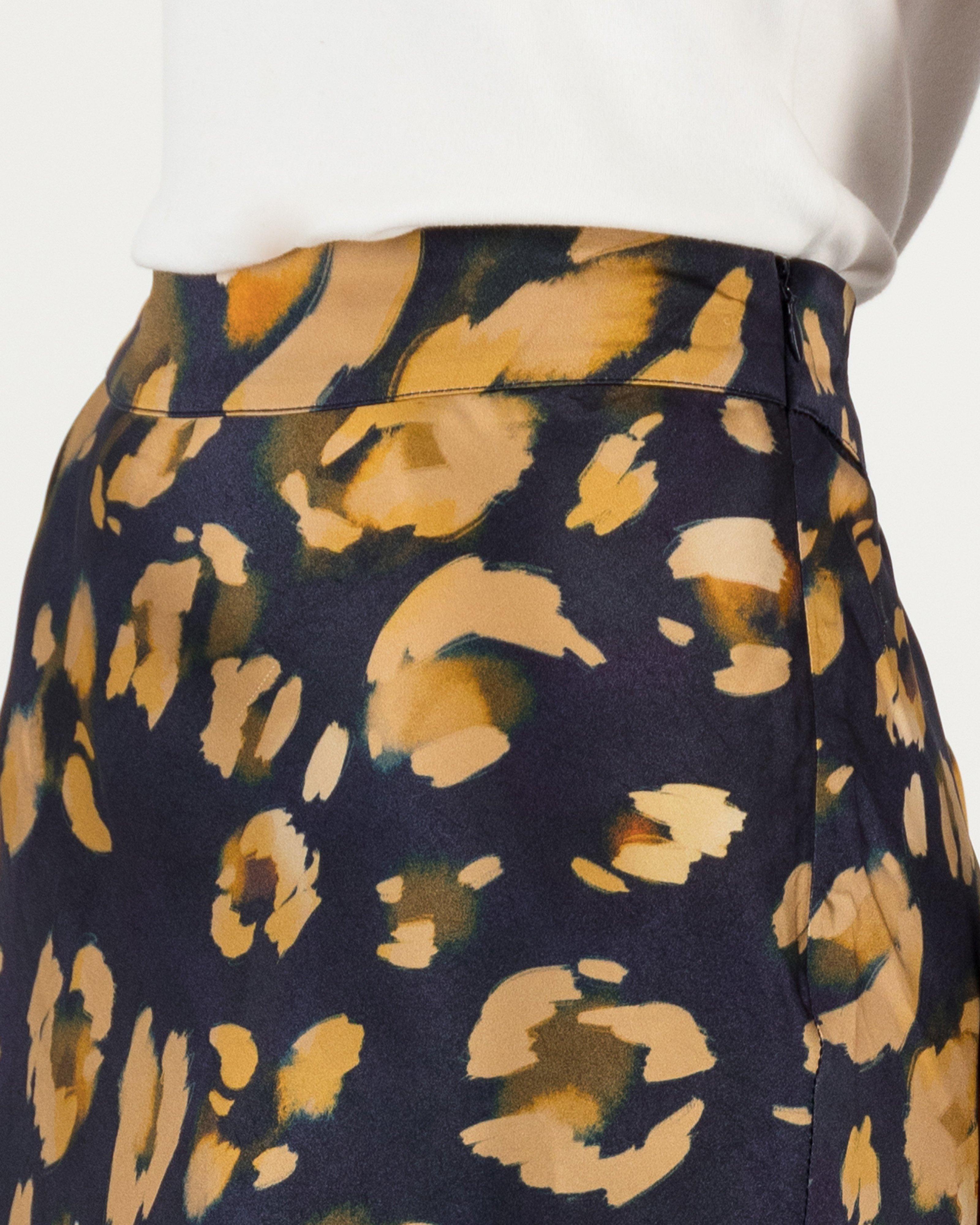 Evie Printed Bias Cut Skirt -  assorted