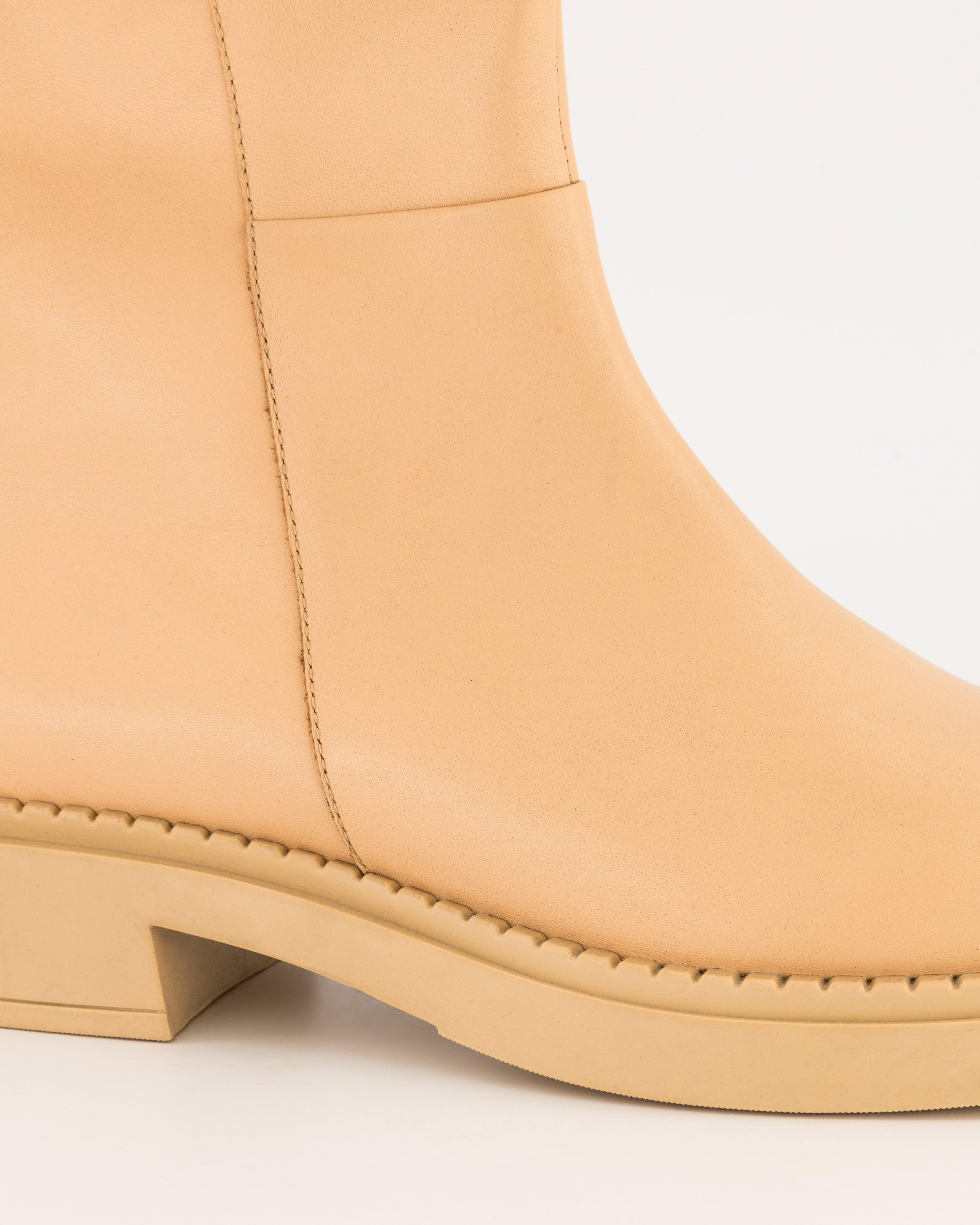 Aria Ankle Boot -  nude