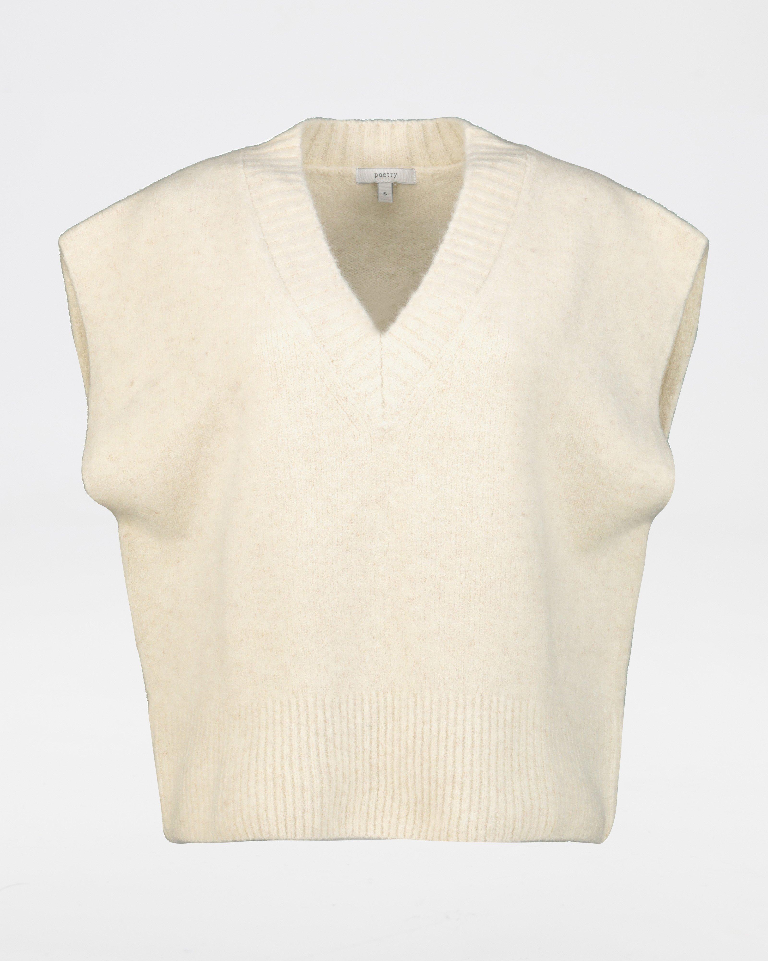 Louis Sleeveless Knit -  milk