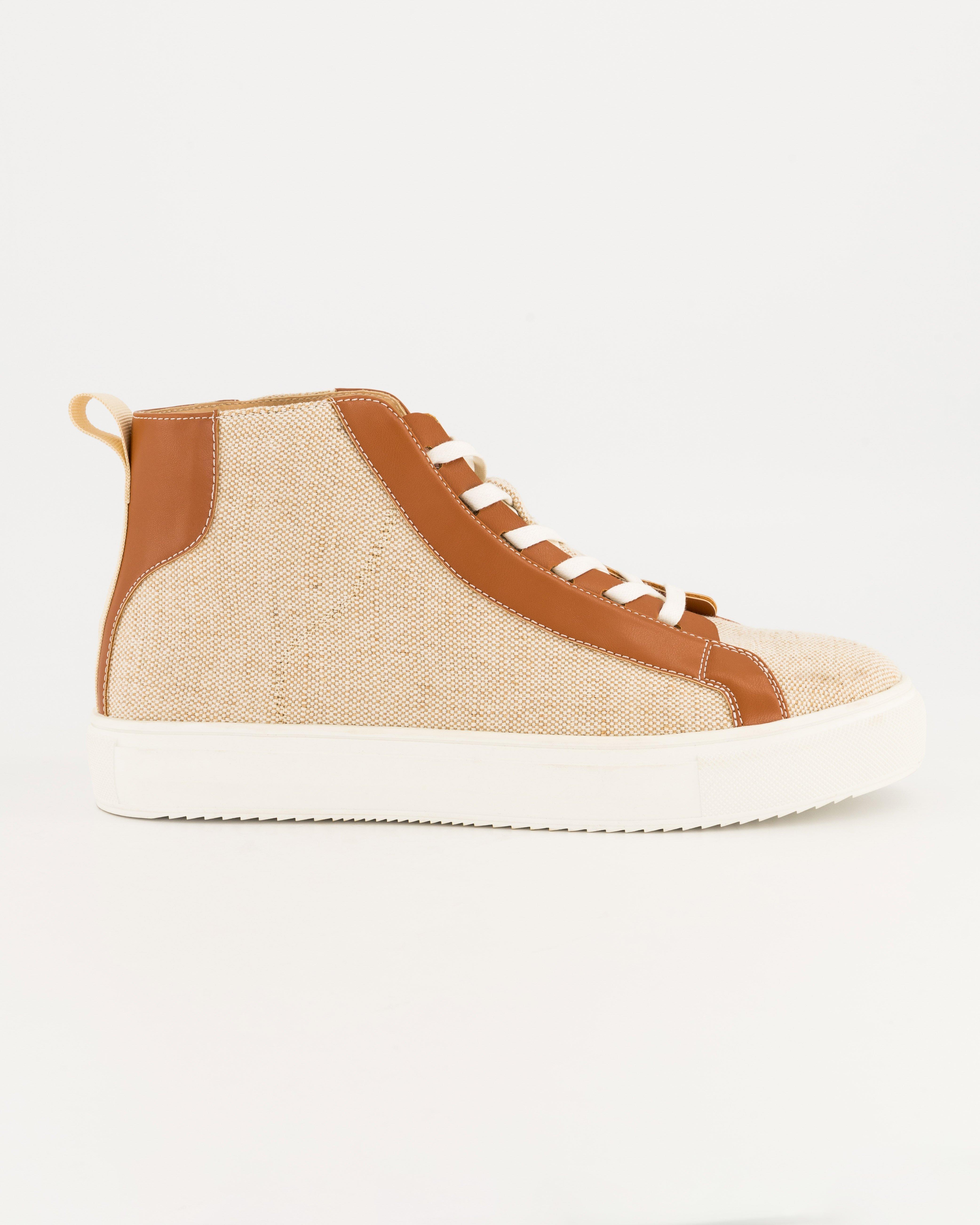 Avery High Top Sneaker -  brown