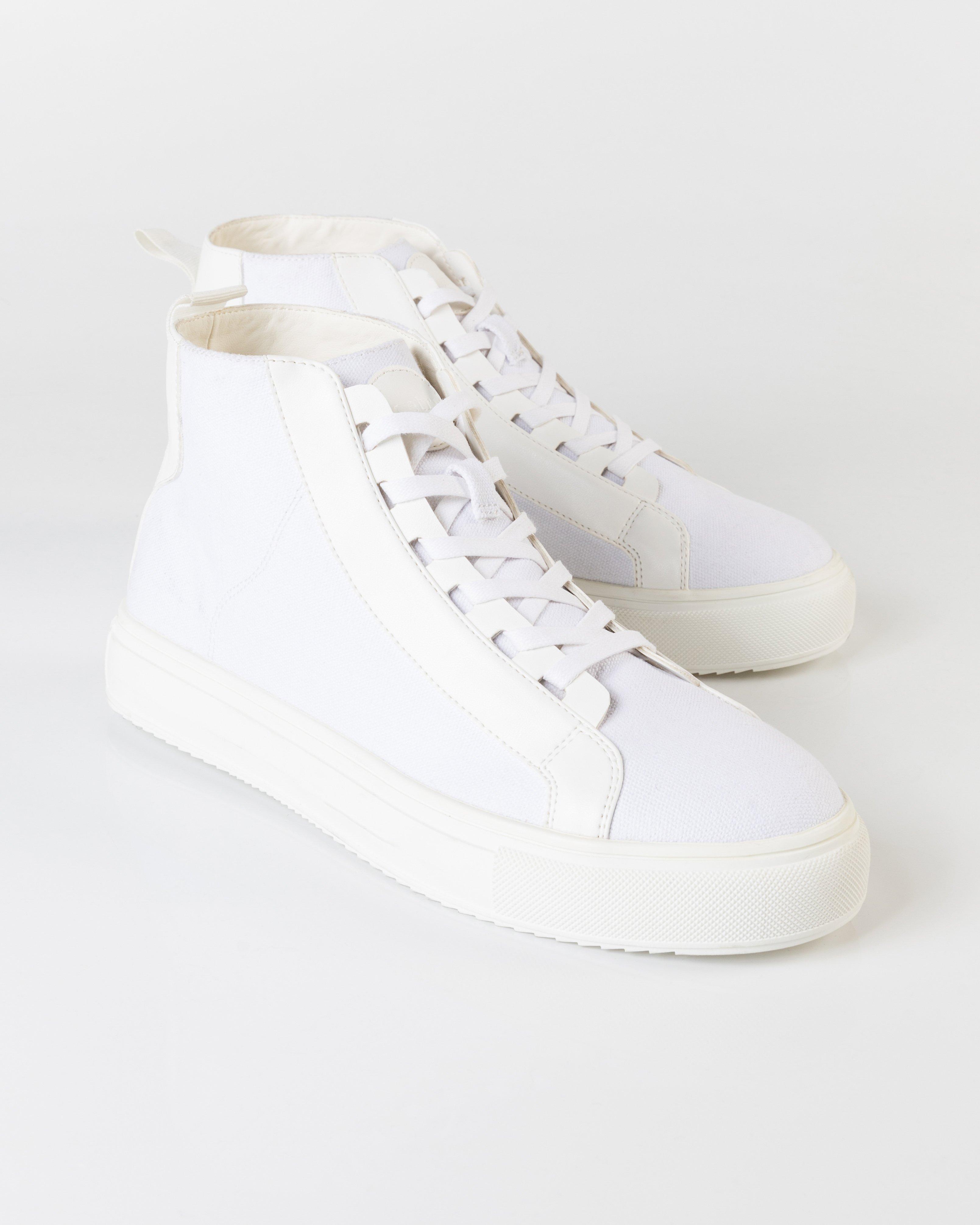 Avery High Top Sneaker -  white