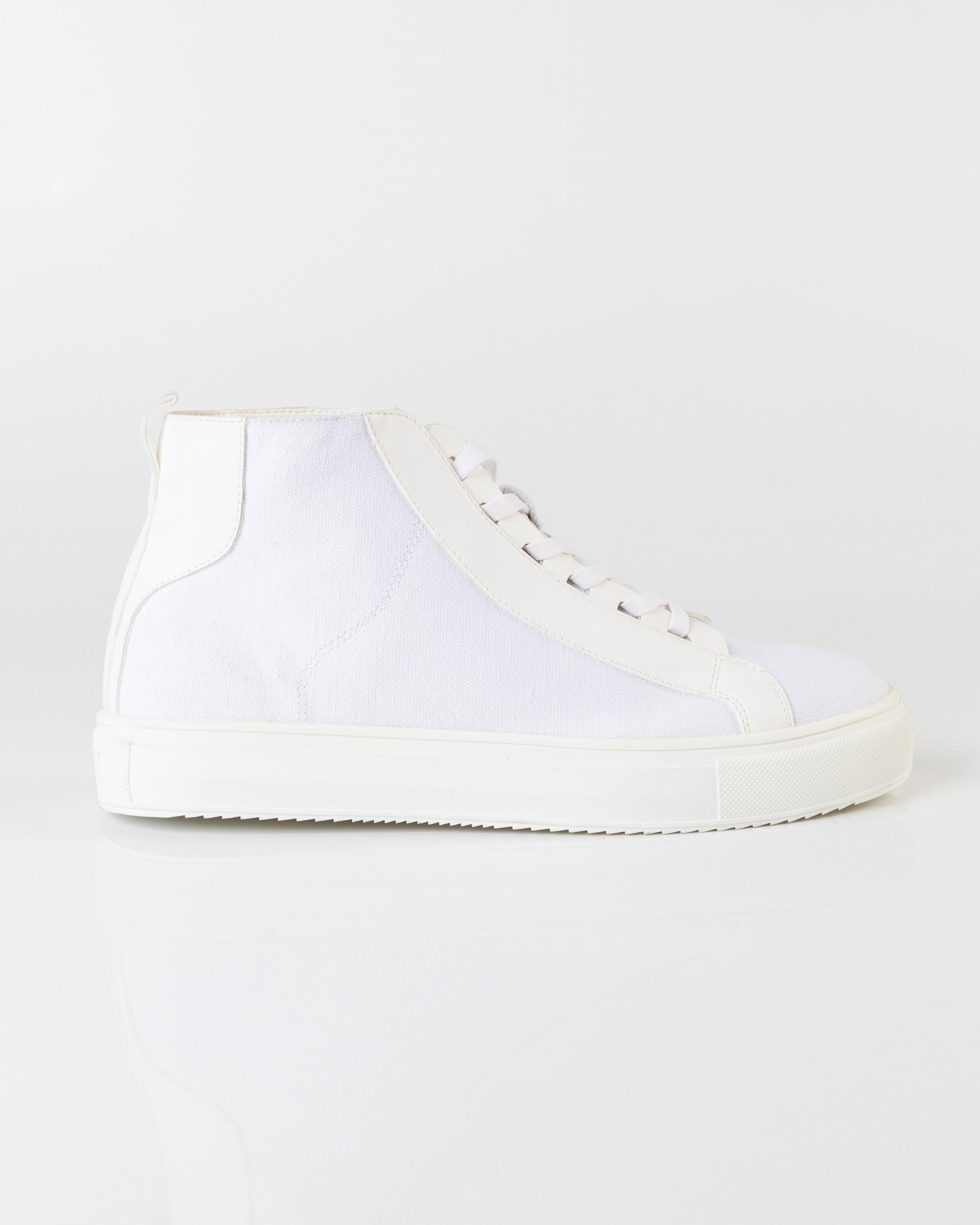 Avery High Top Sneaker -  white