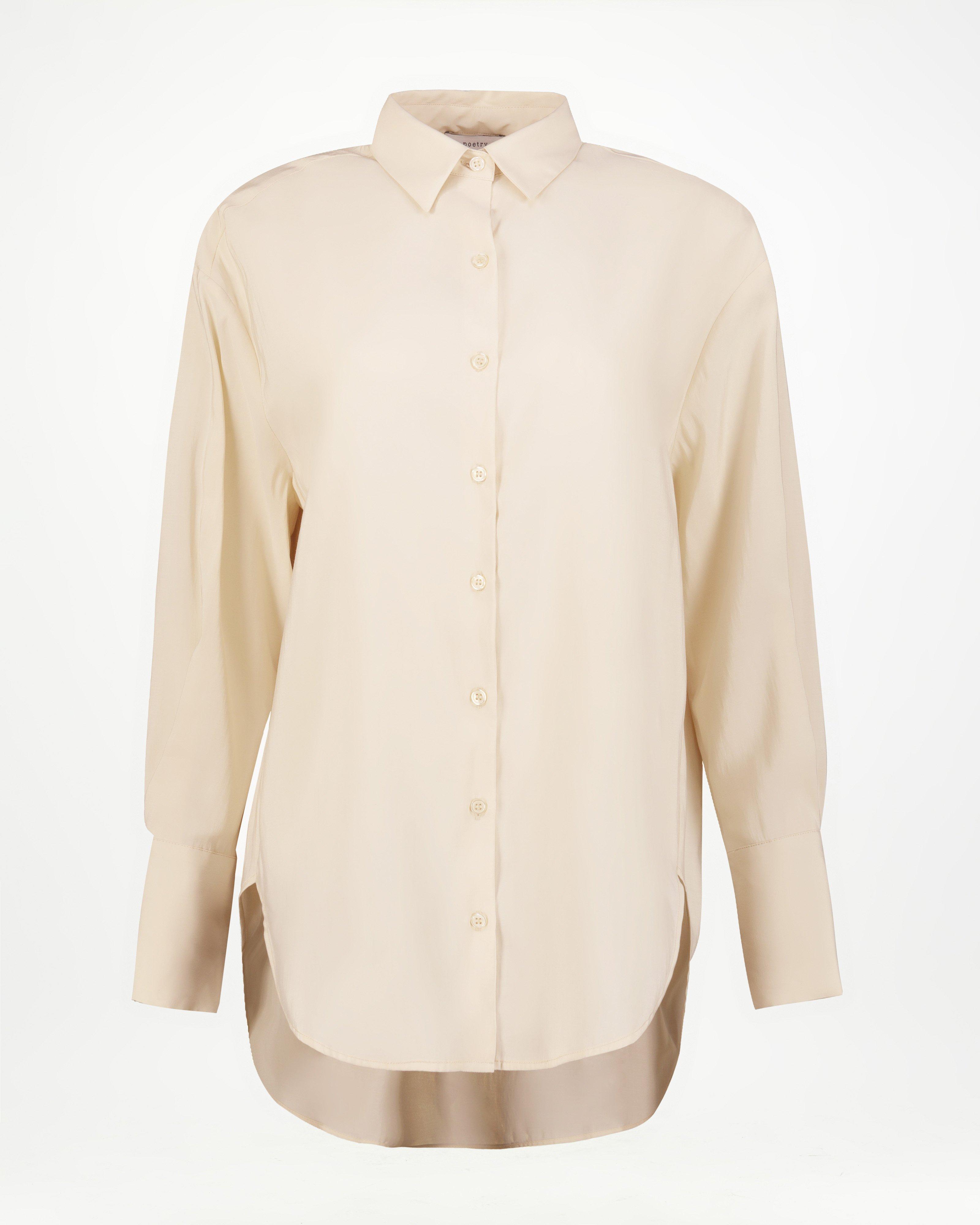 Brooklyn Sheer Shirt -  stone