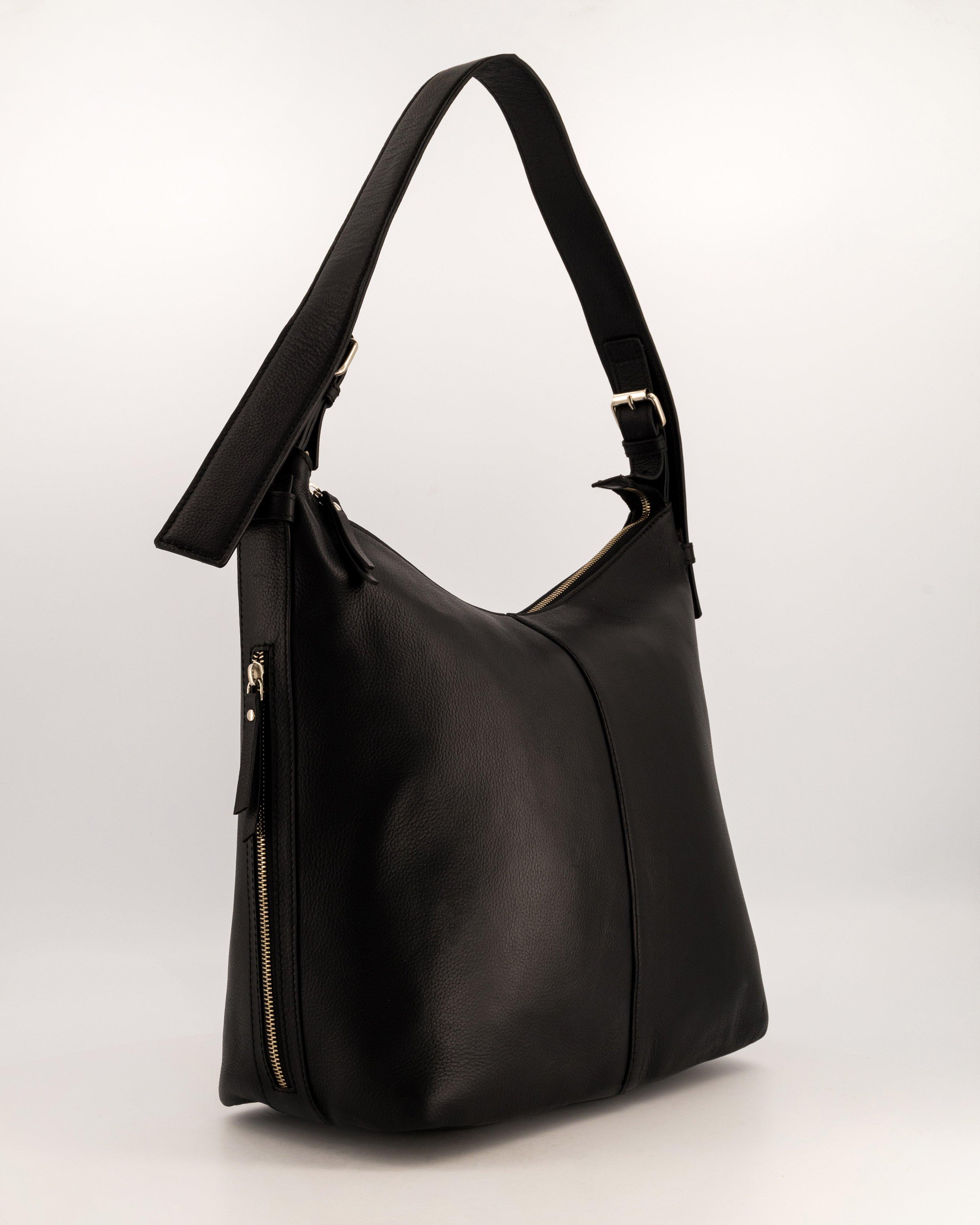 Nadine Leather Bag -  black