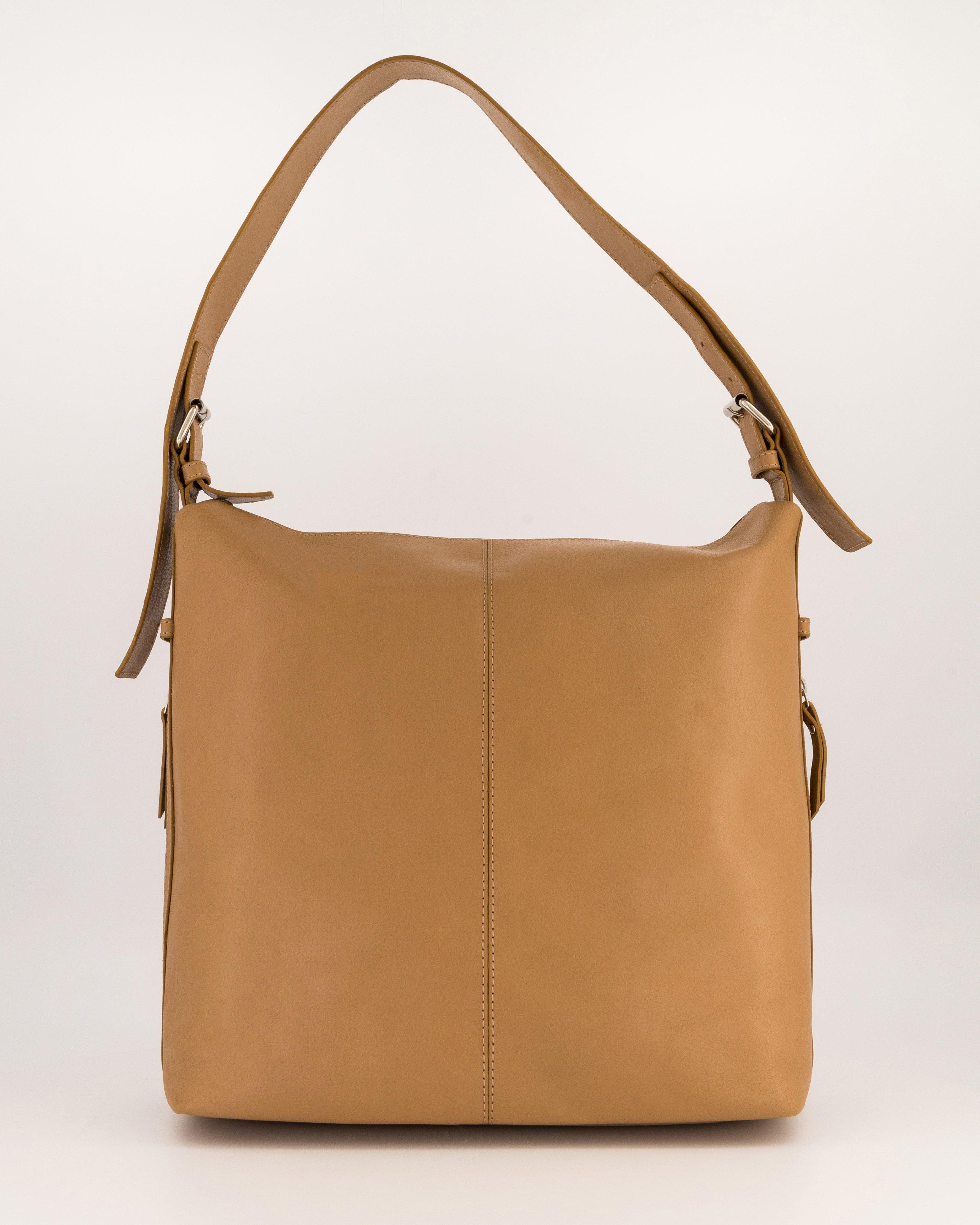 Nadine Leather Bag -  tan