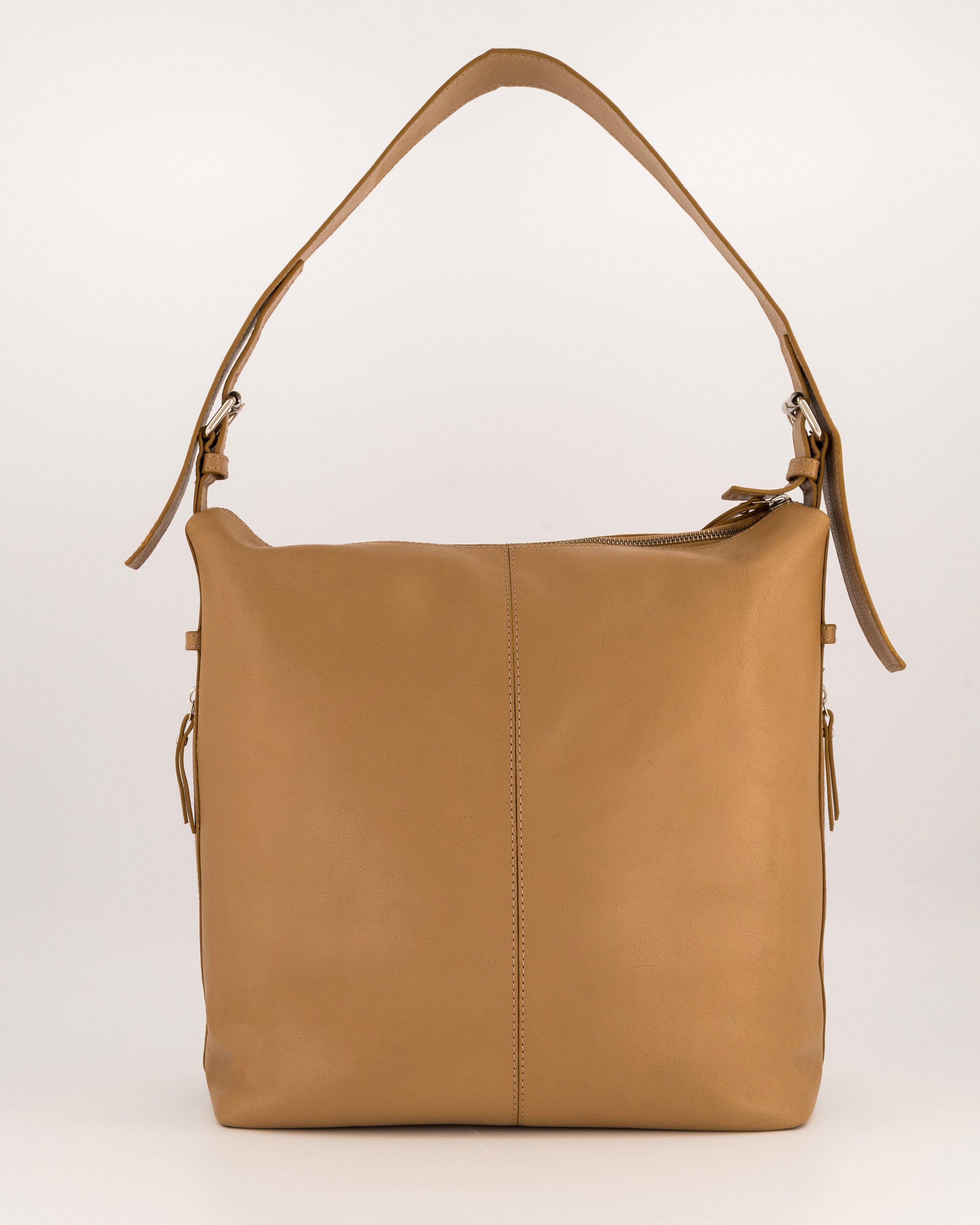 Nadine Leather Bag -  tan