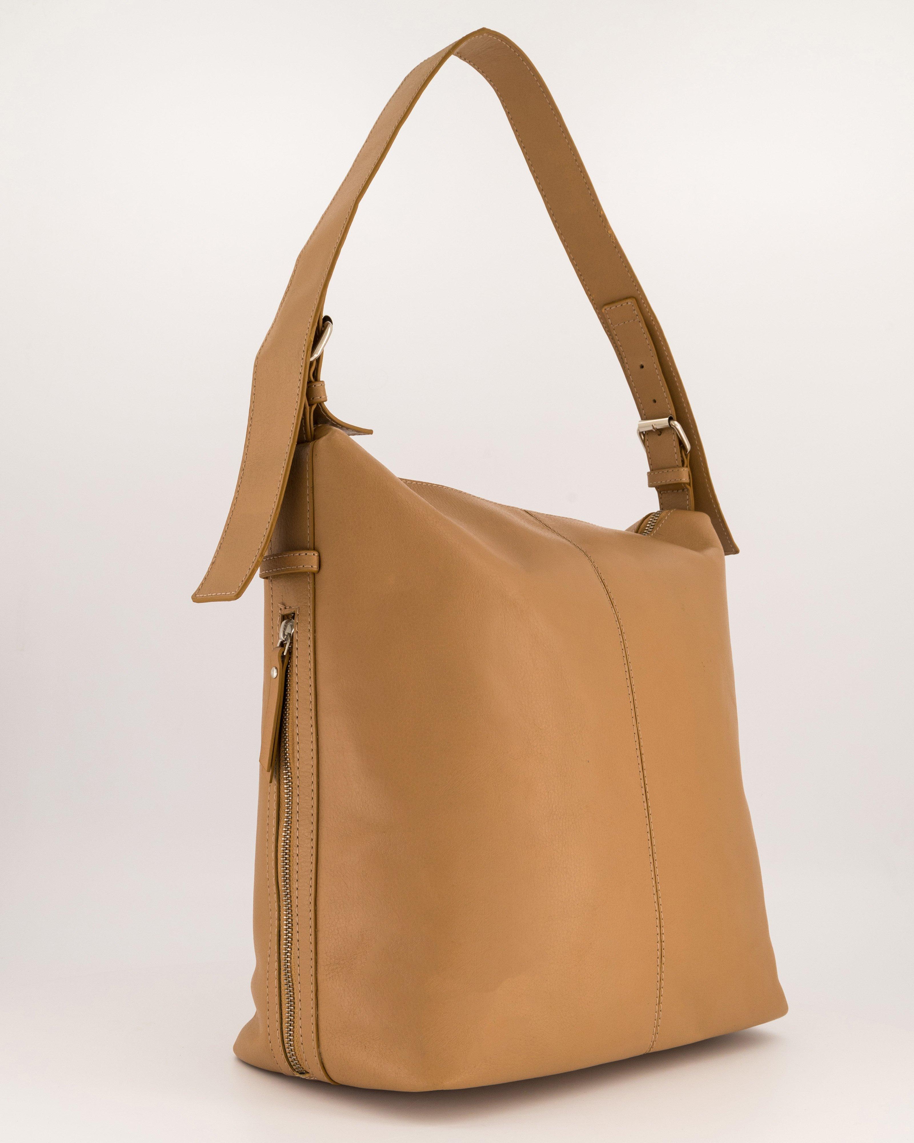 Nadine Leather Bag -  tan